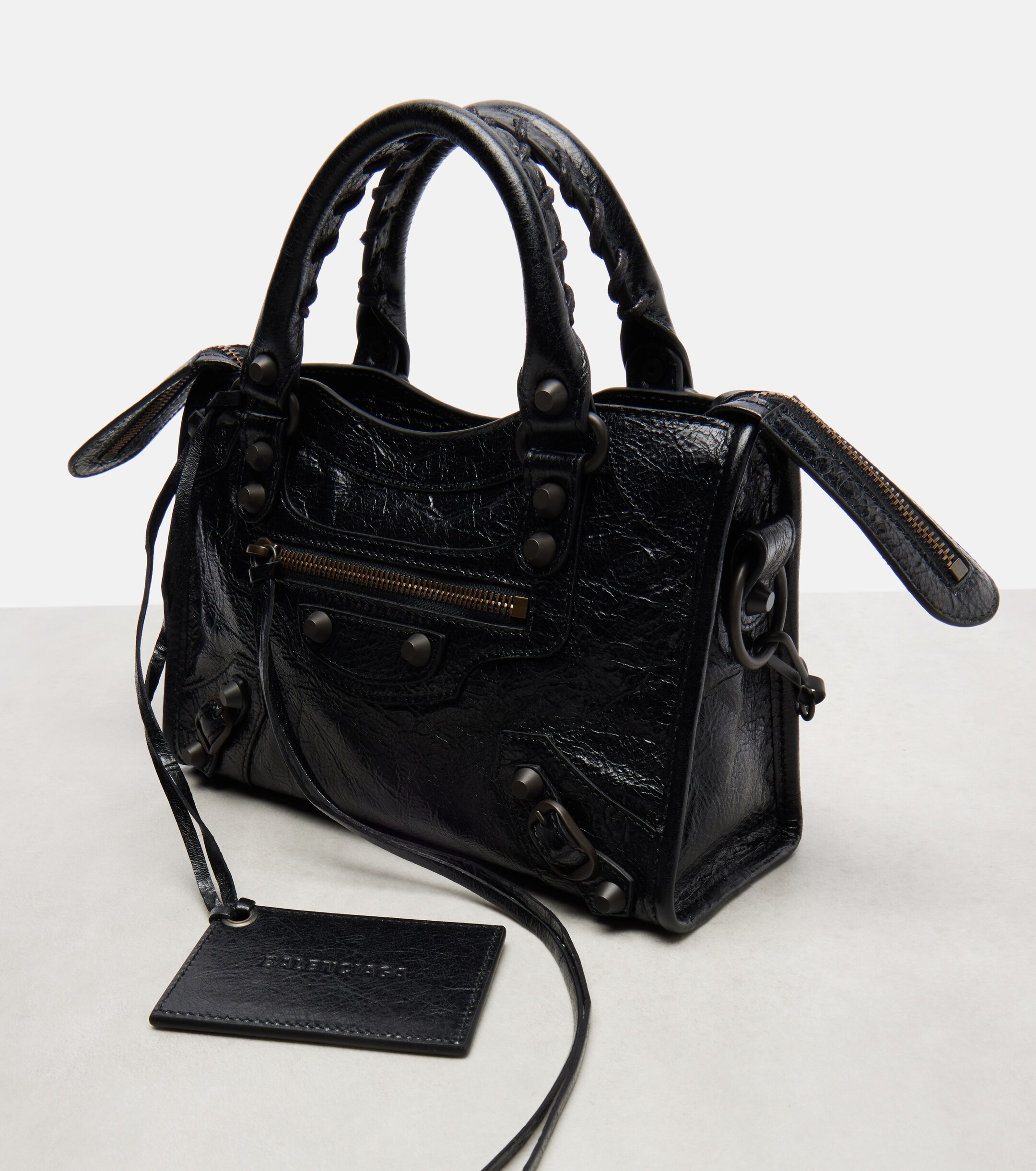 Balenciaga Le City Mini leather tote bag
