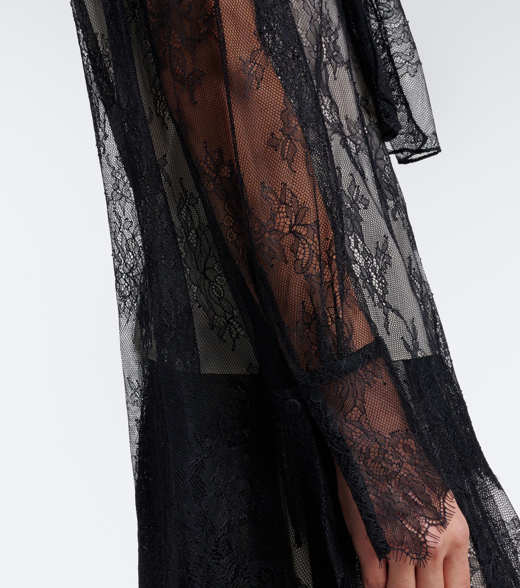 Erdem Erdem Bow-detail floral lace blouse