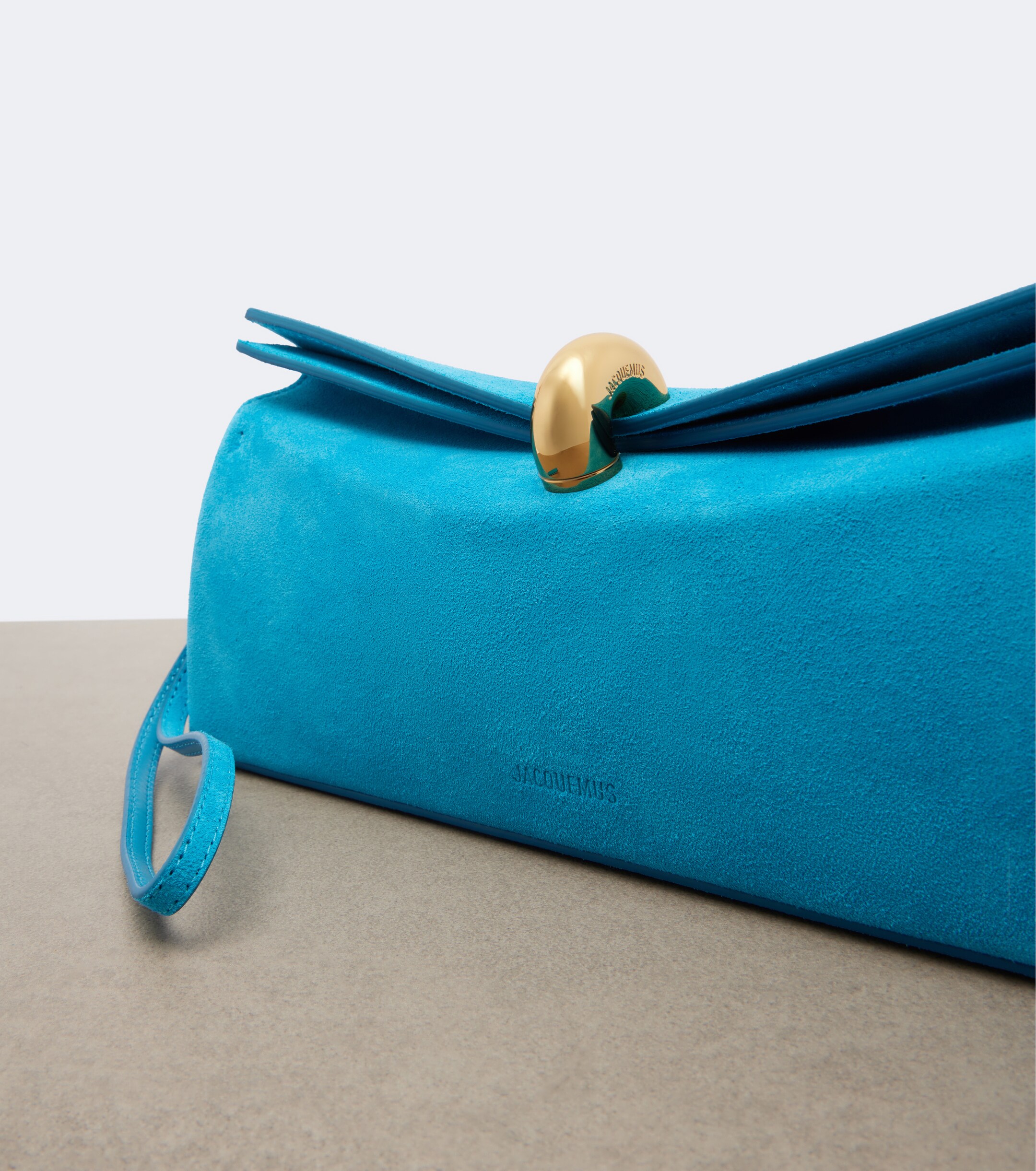 Jacquemus Valérie suede clutch