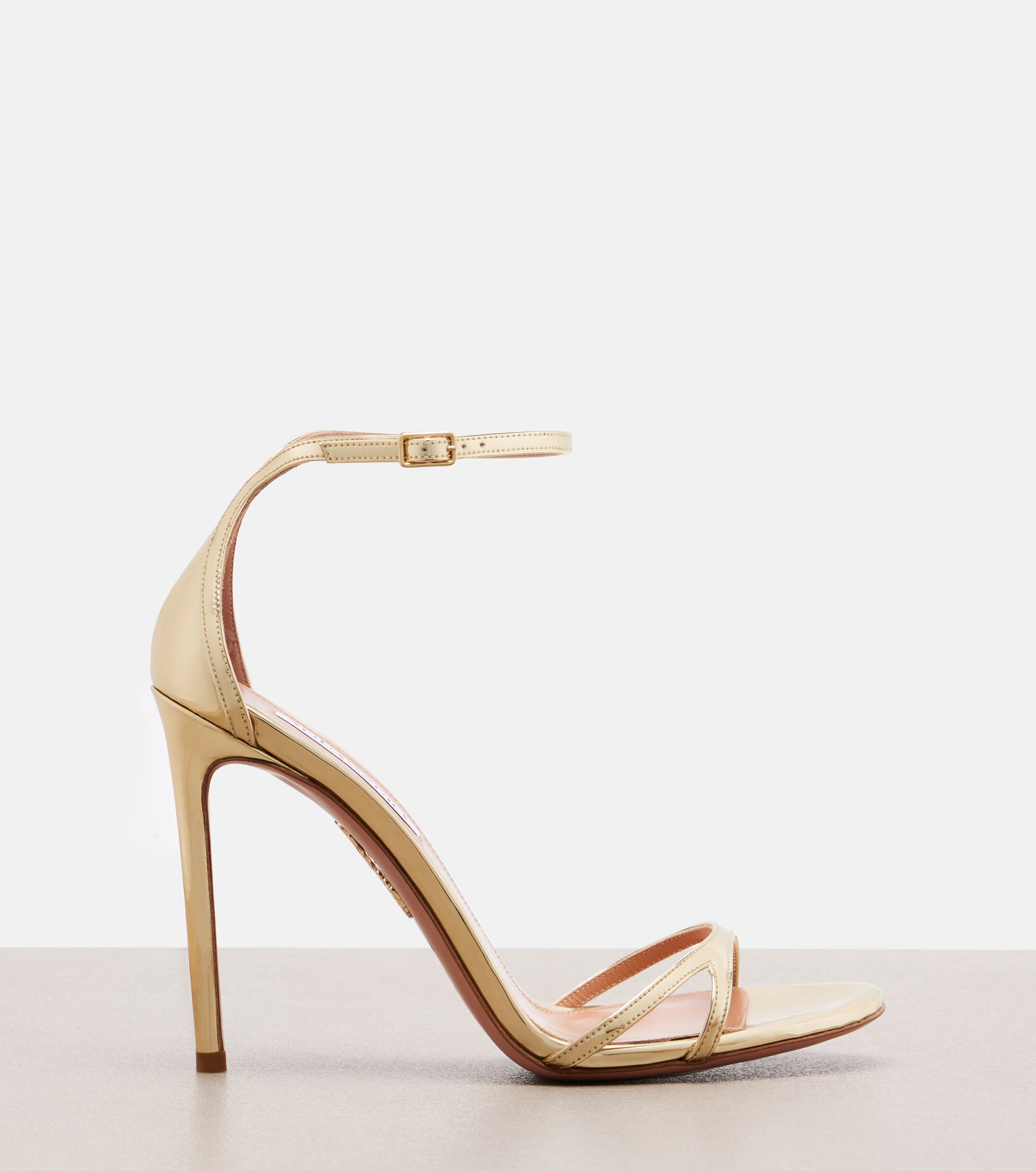 AQUAZZURA Aquazzura Metallic leather sandals