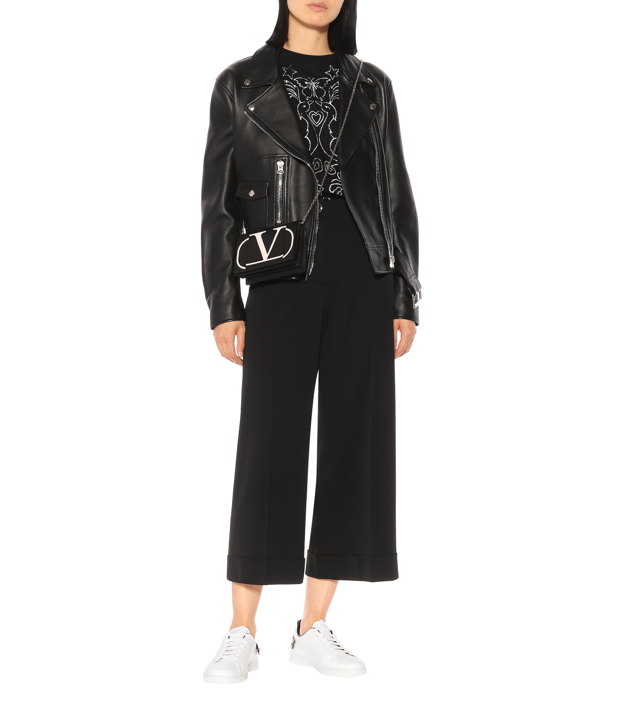 Valentino Garavani Valentino Garavani BACKNET leather sneakers thumbnail