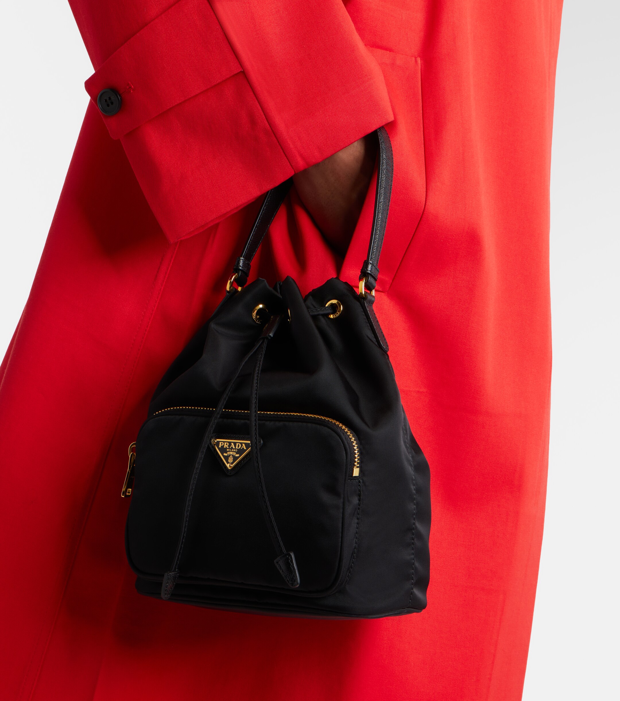 Prada Prada Duet Small Re-Nylon bucket bag