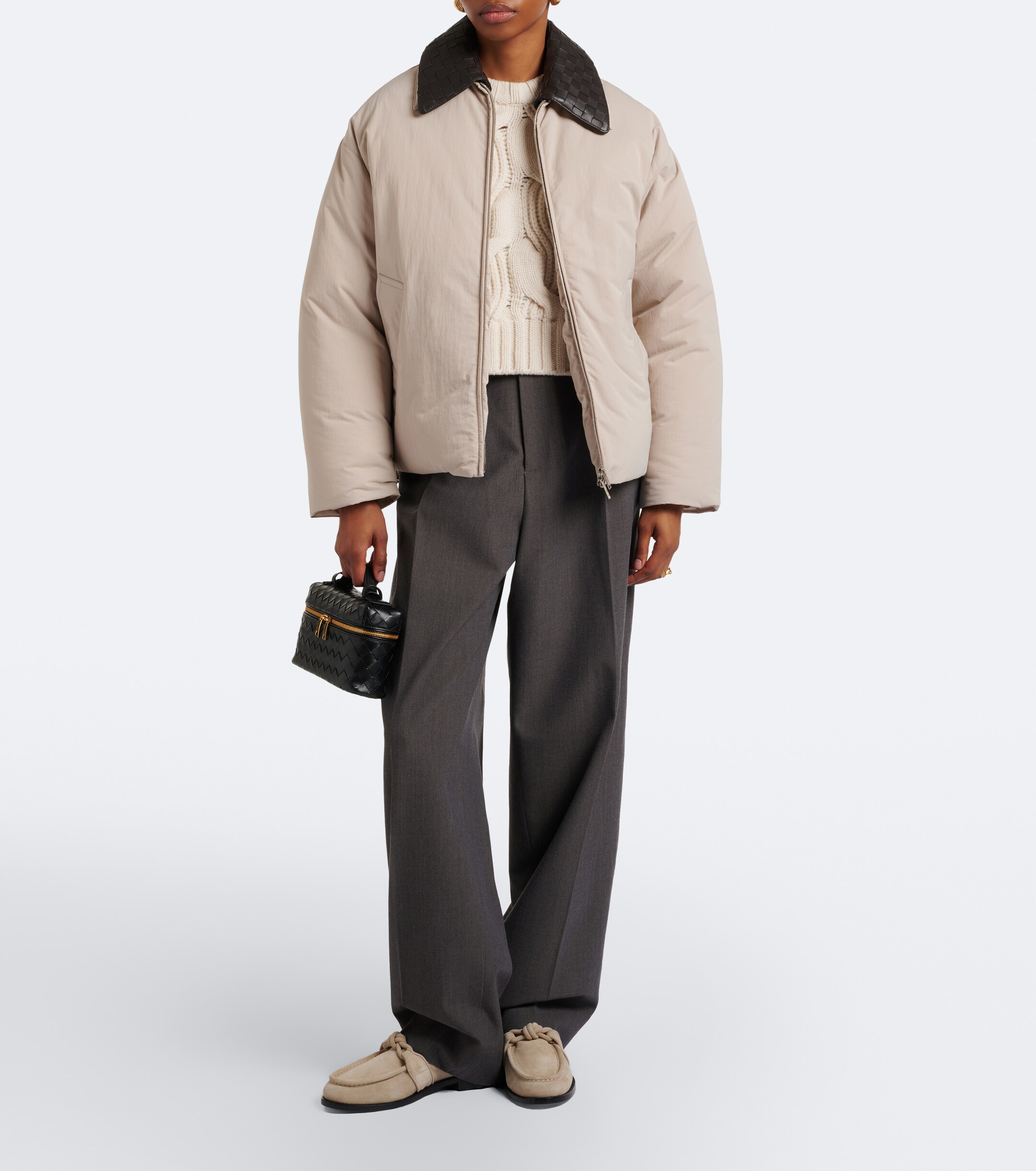 Bottega Veneta Bang Bang Intrecciato leather tote bag