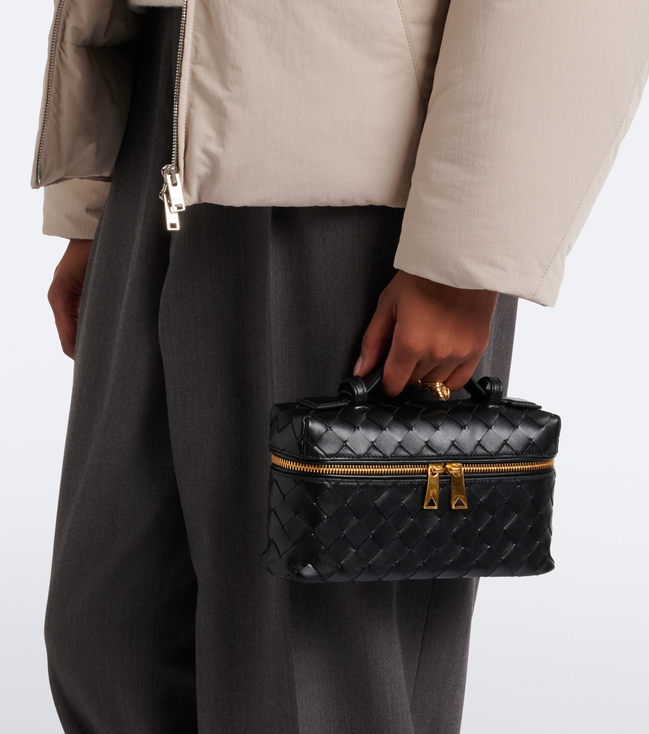 Bottega Veneta Bang Bang Intrecciato leather tote bag
