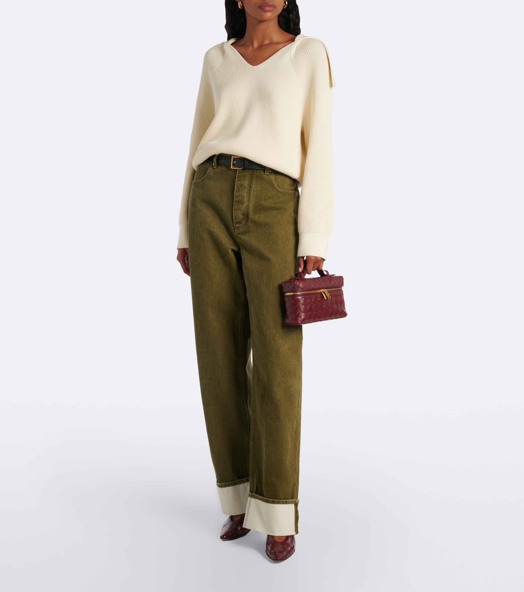 Bottega Veneta Bang Bang Intrecciato leather vanity bag