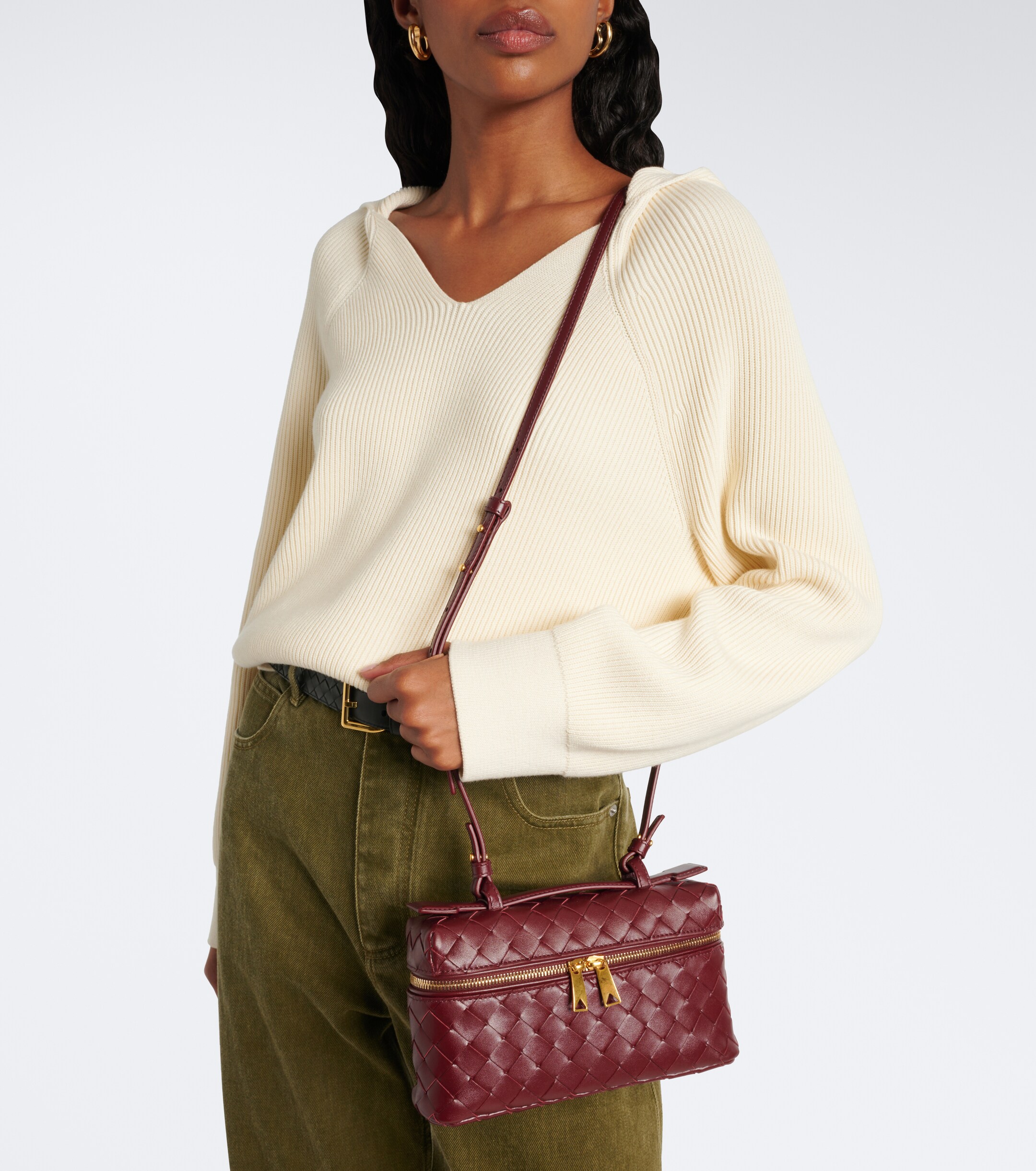 Bottega Veneta Bang Bang Intrecciato leather vanity bag