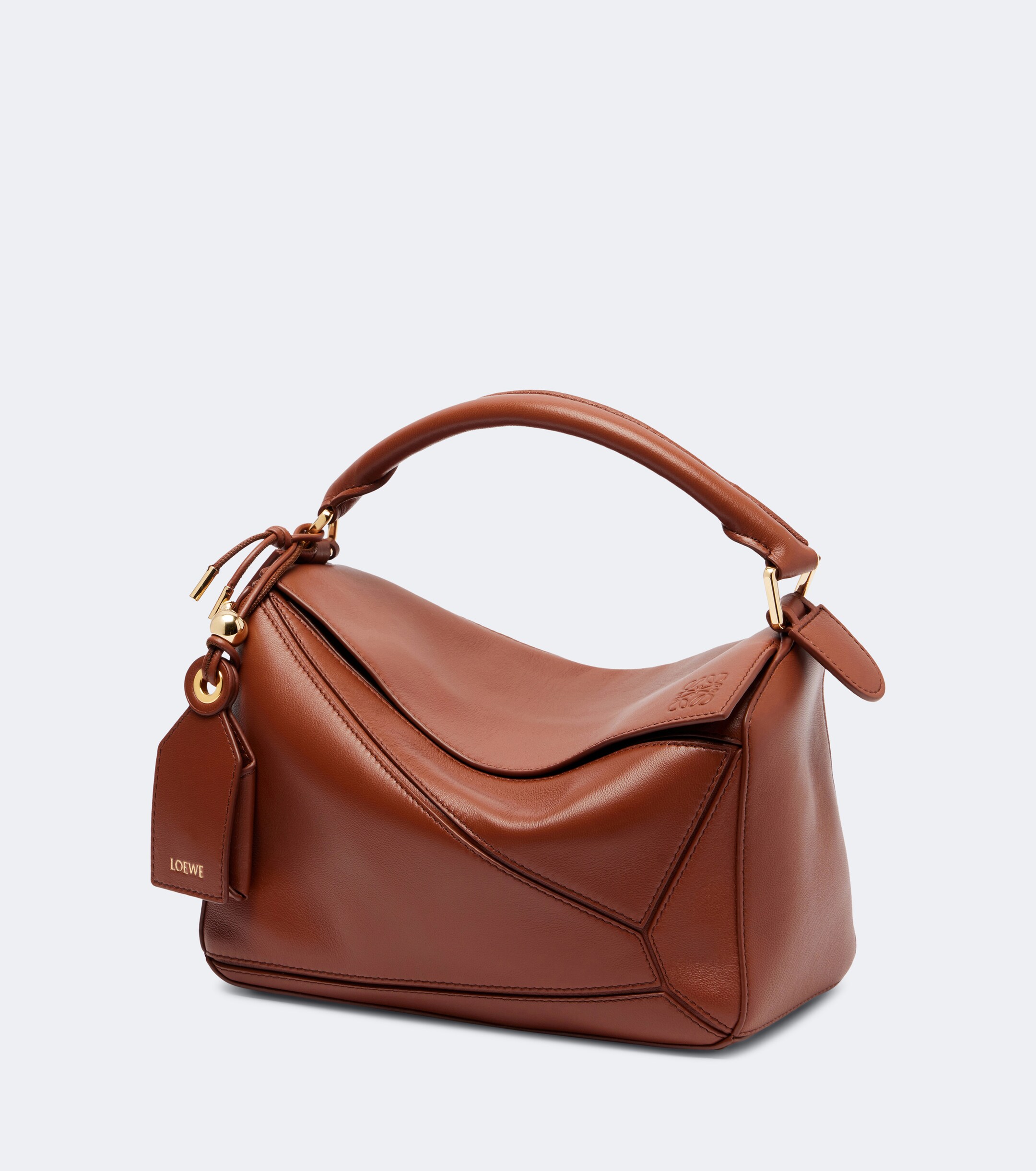 Loewe Featherlight Puzzle Small leather top-handle bag