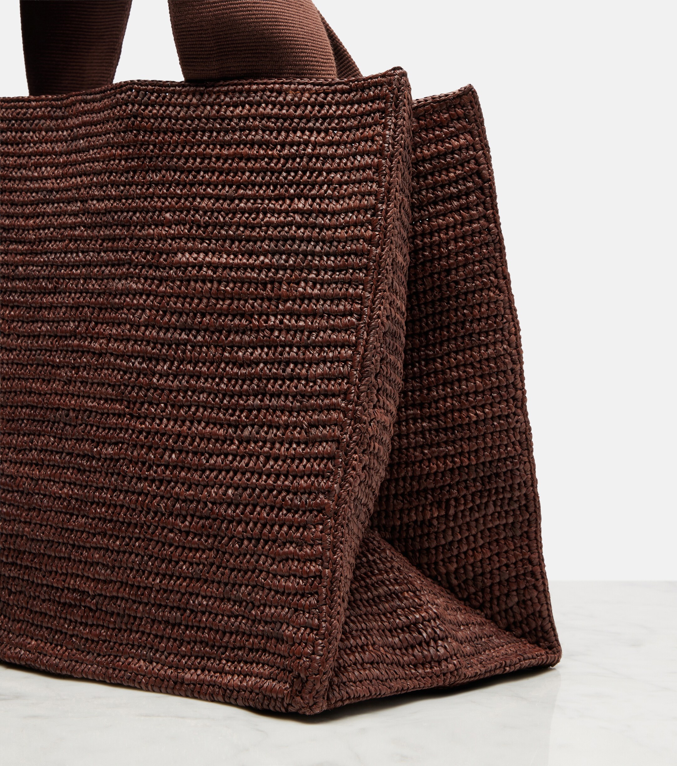 The Row Loretta raffia tote bag