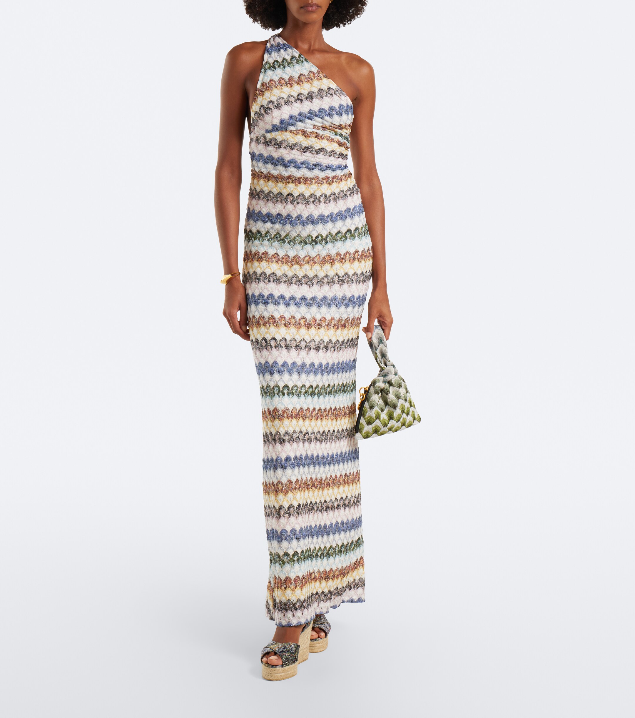 Missoni Small jacquard top-handle bag