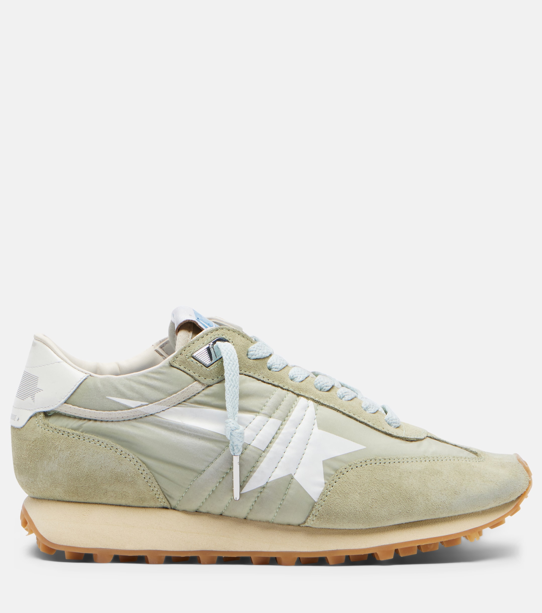 Golden Goose Golden Goose Running Marathon suede-trimmed sneakers