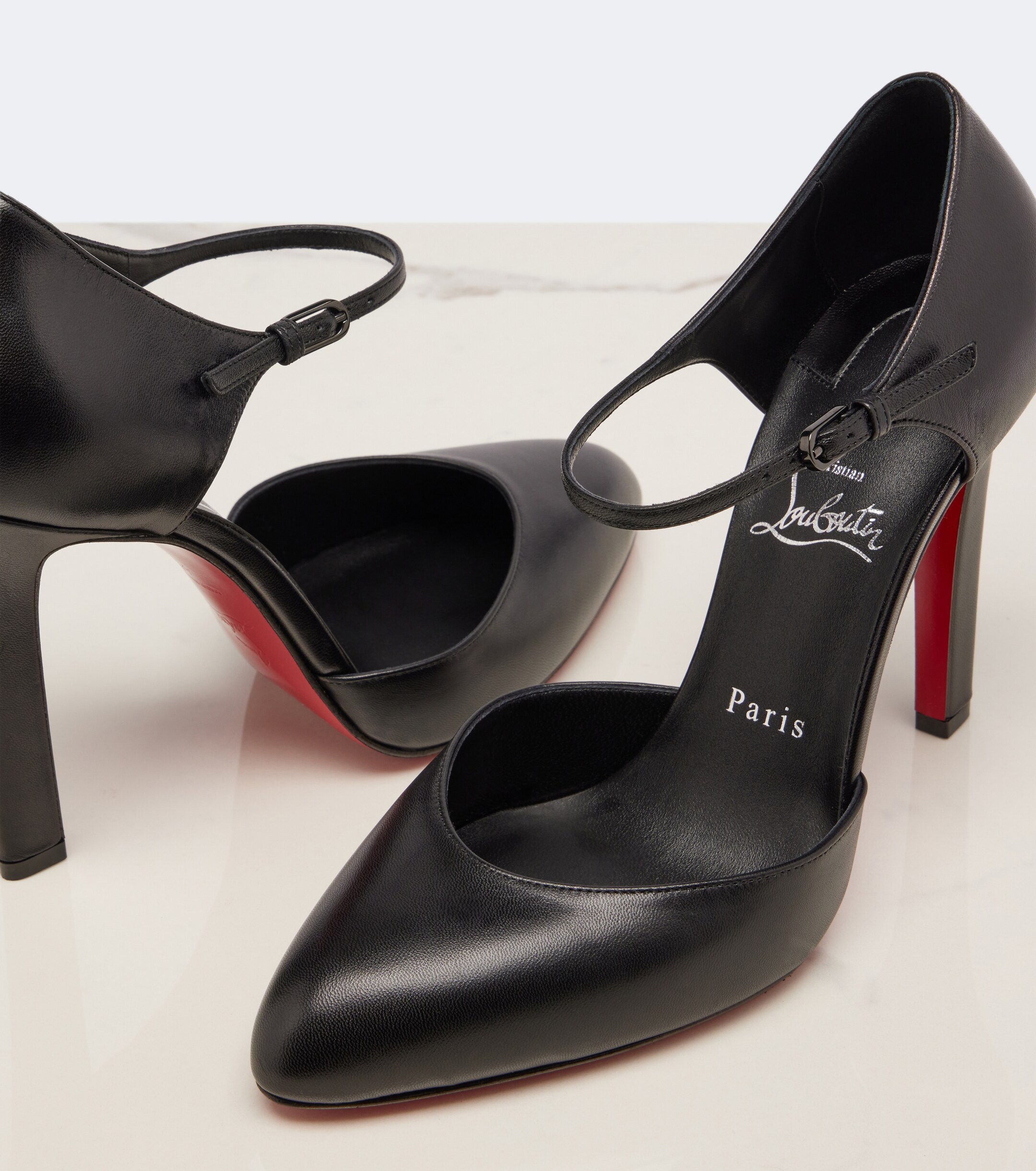 CHRISTIAN LOUBOUTIN Christian Louboutin Fanny leather pumps