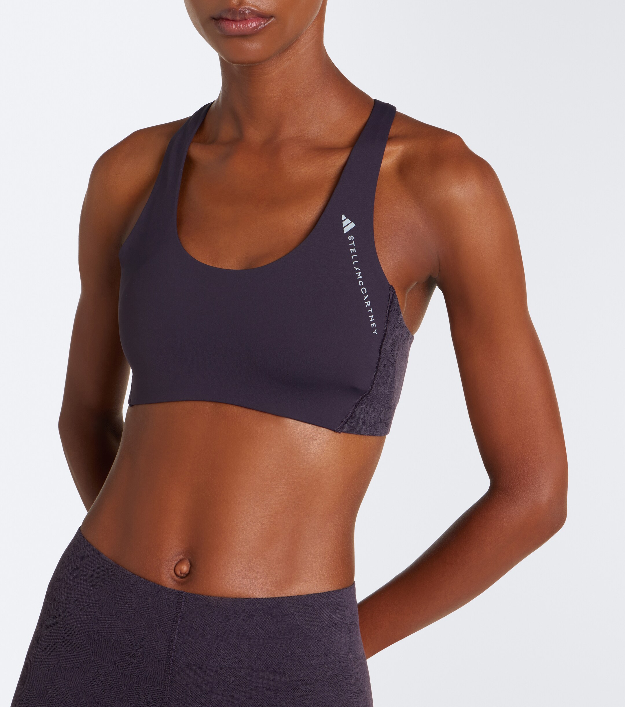 adidas by Stella McCartney Adidas by Stella McCartney Logo jersey sports bra