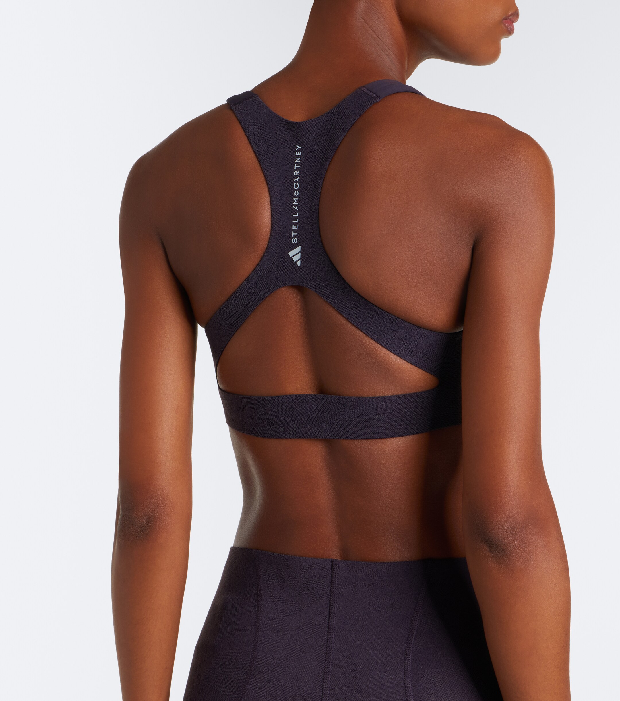 adidas by Stella McCartney Adidas by Stella McCartney Logo jersey sports bra