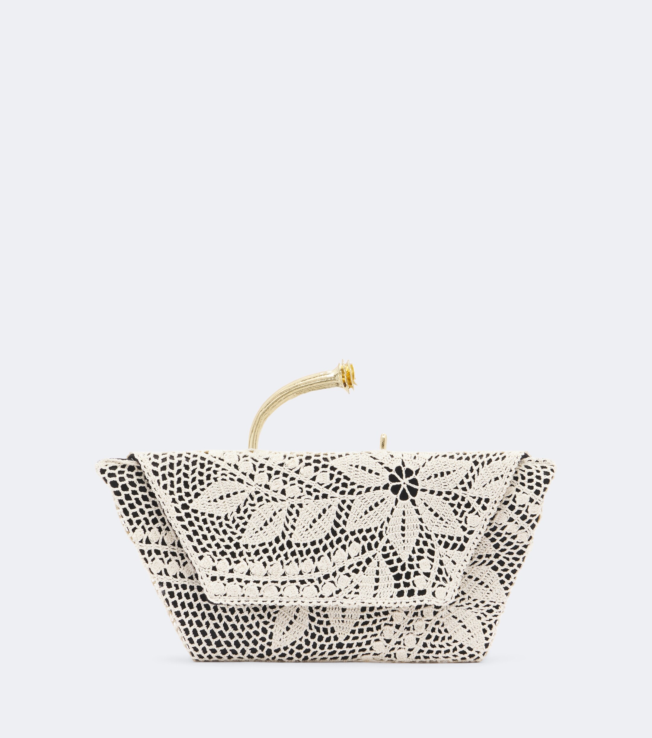 Magda Butrym Magda Butrym Bracelet crochet and satin clutch