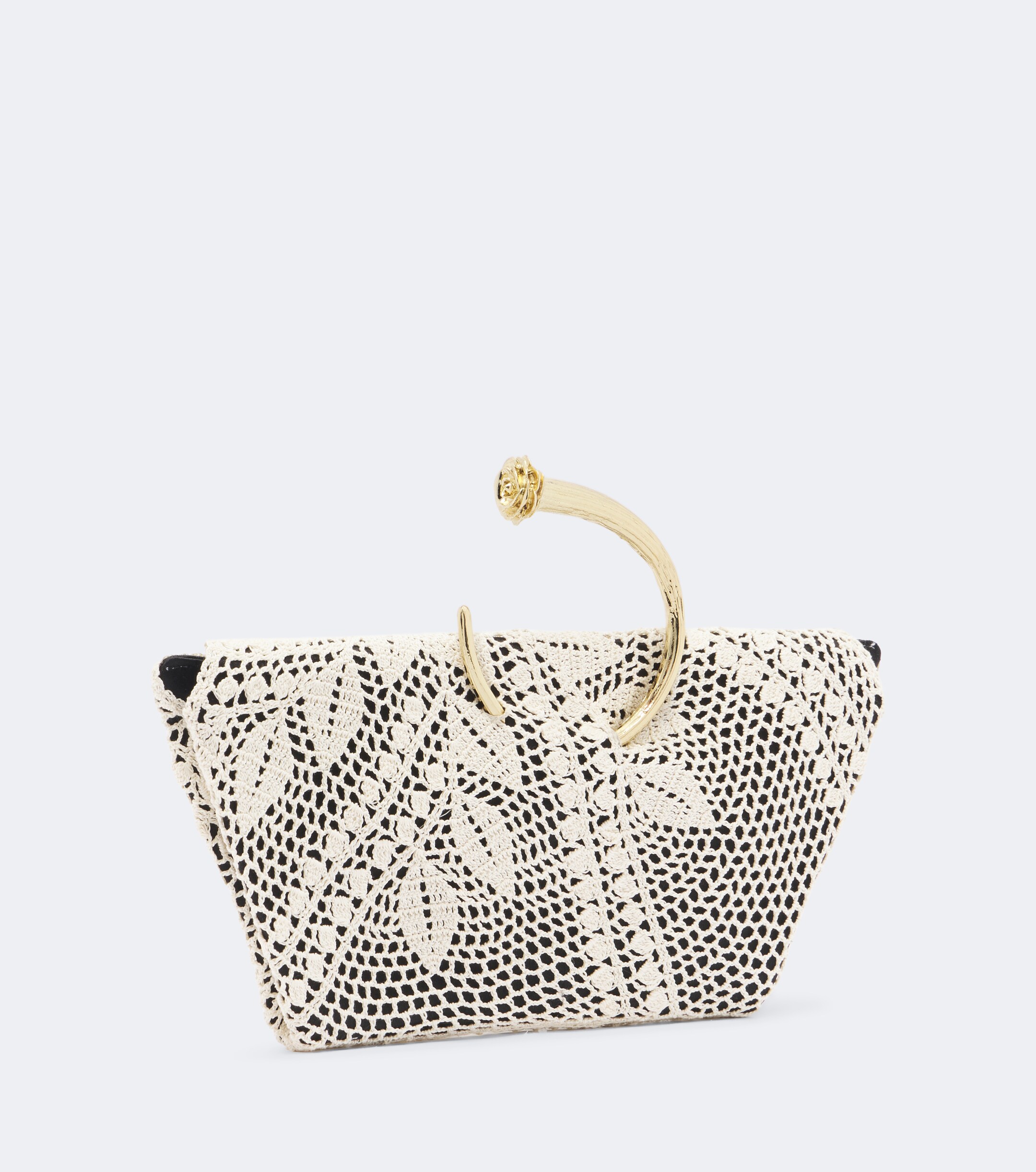 Magda Butrym Magda Butrym Bracelet crochet and satin clutch