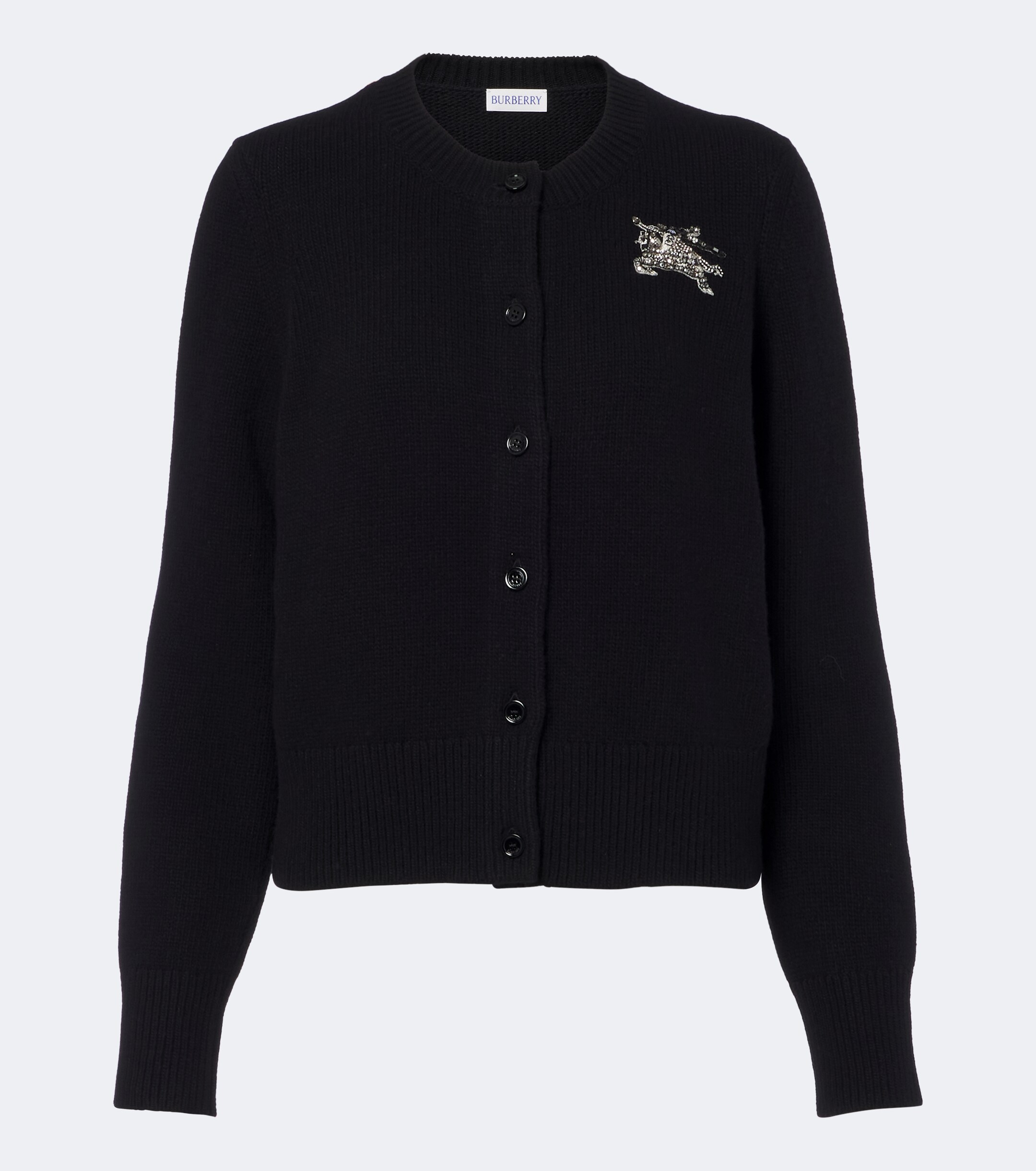 Burberry Burberry EKD embellished wool and cashmere cardigan