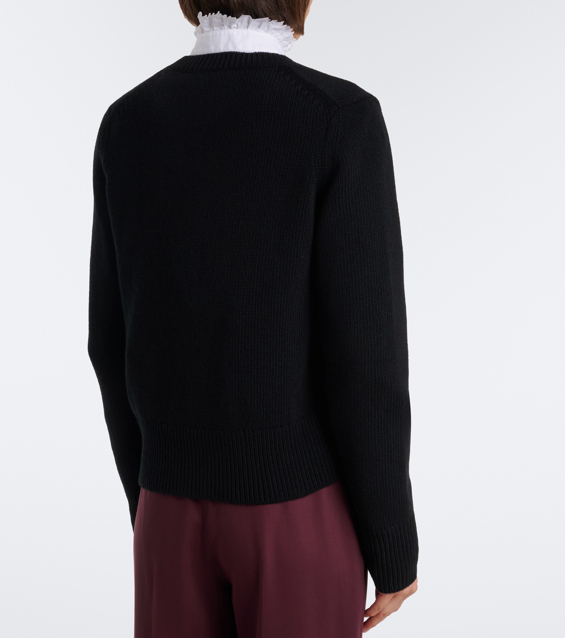 Burberry Burberry EKD embellished wool and cashmere cardigan