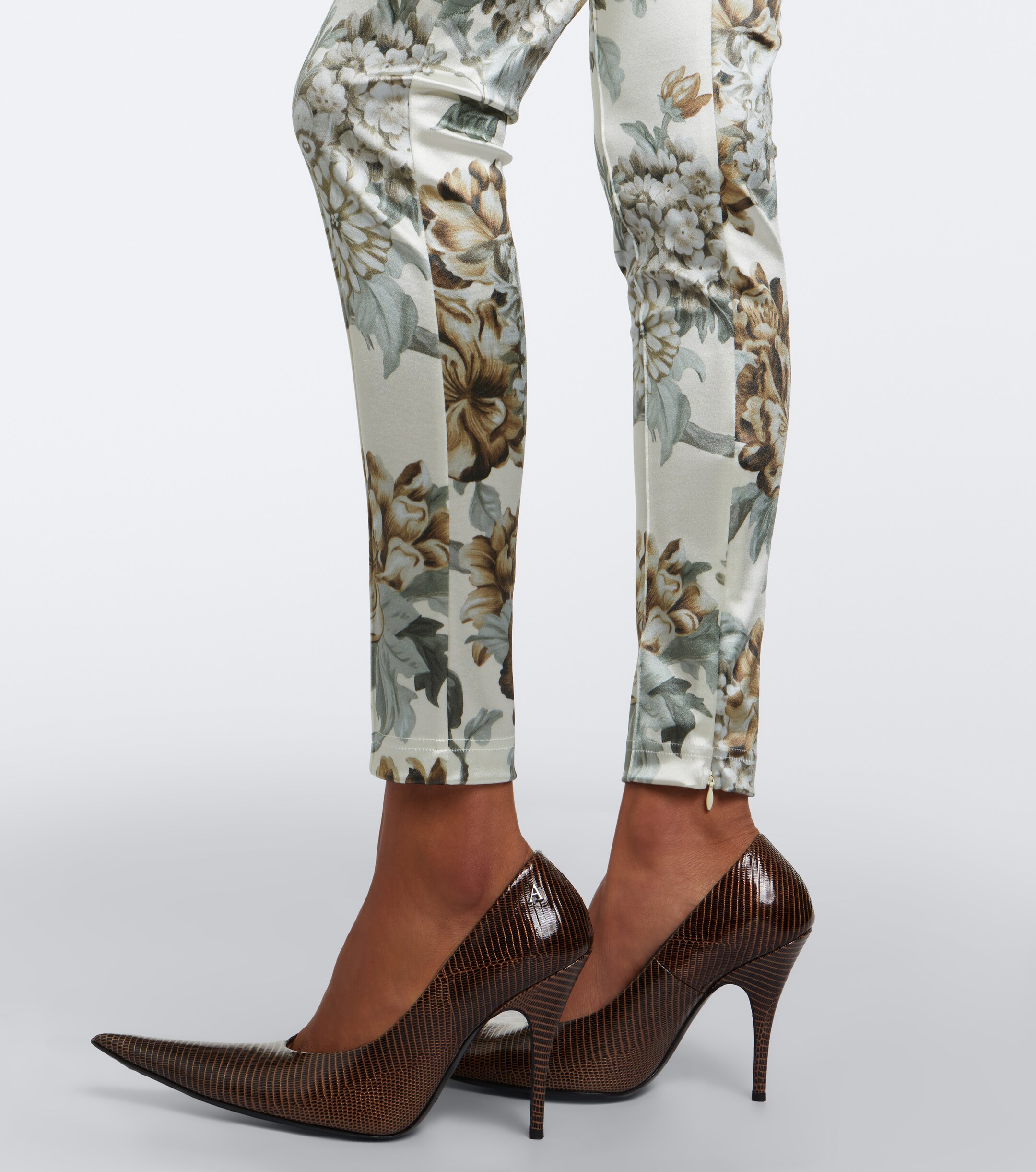 Acne Studios Acne Studios Floral jersey skinny pants
