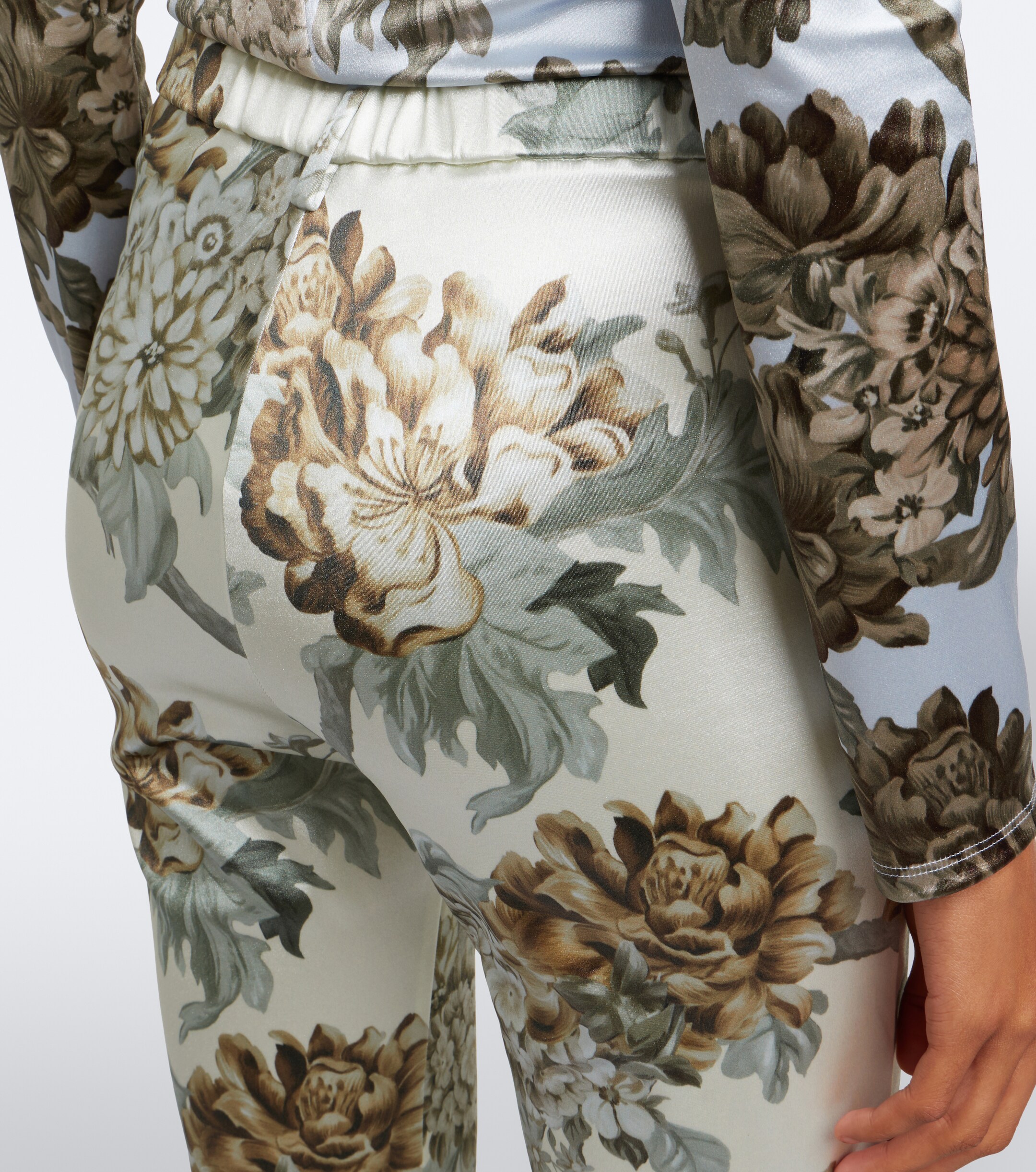 Acne Studios Acne Studios Floral jersey skinny pants