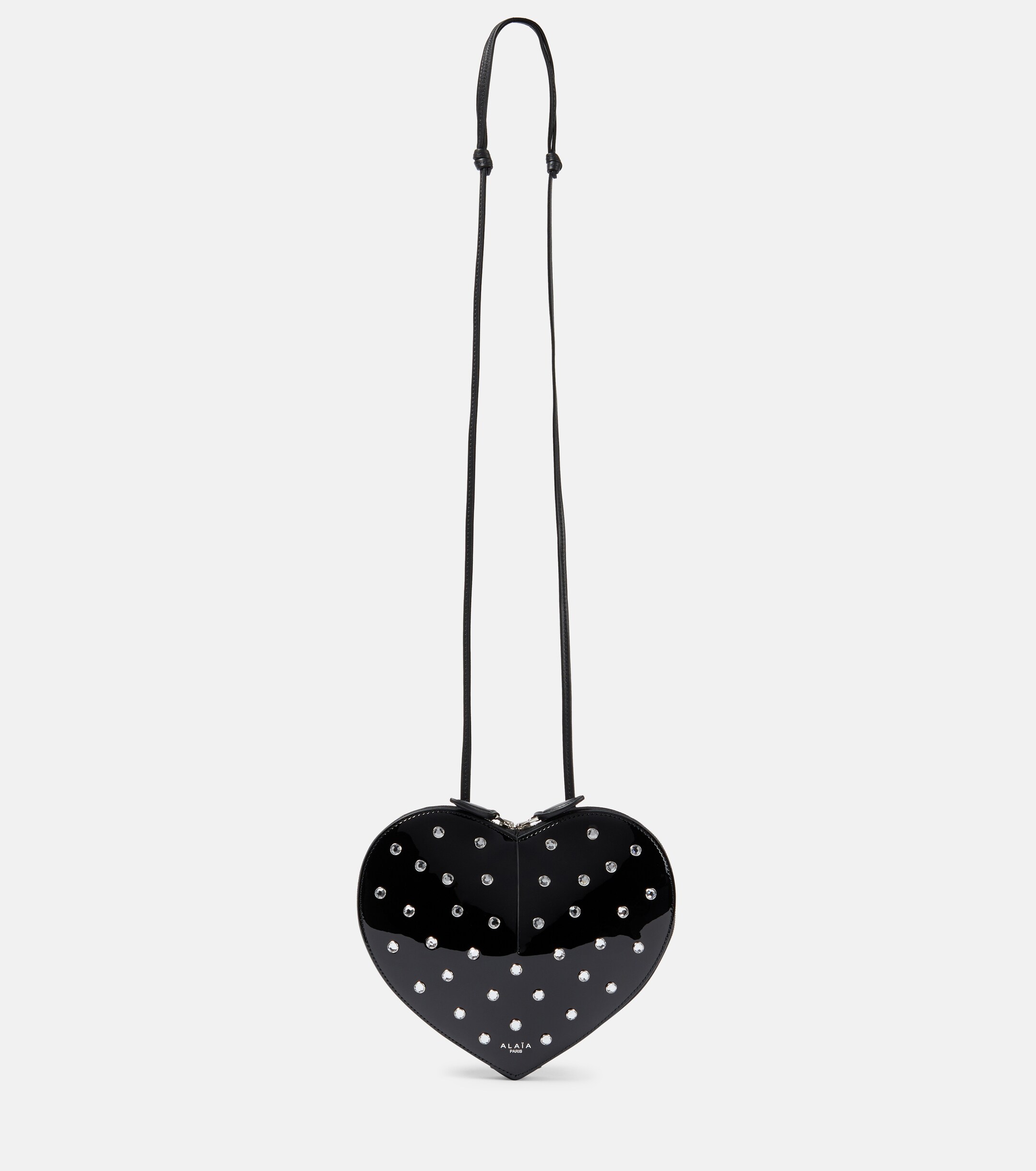 Alaïa Le Cœur studded leather crossbody bag