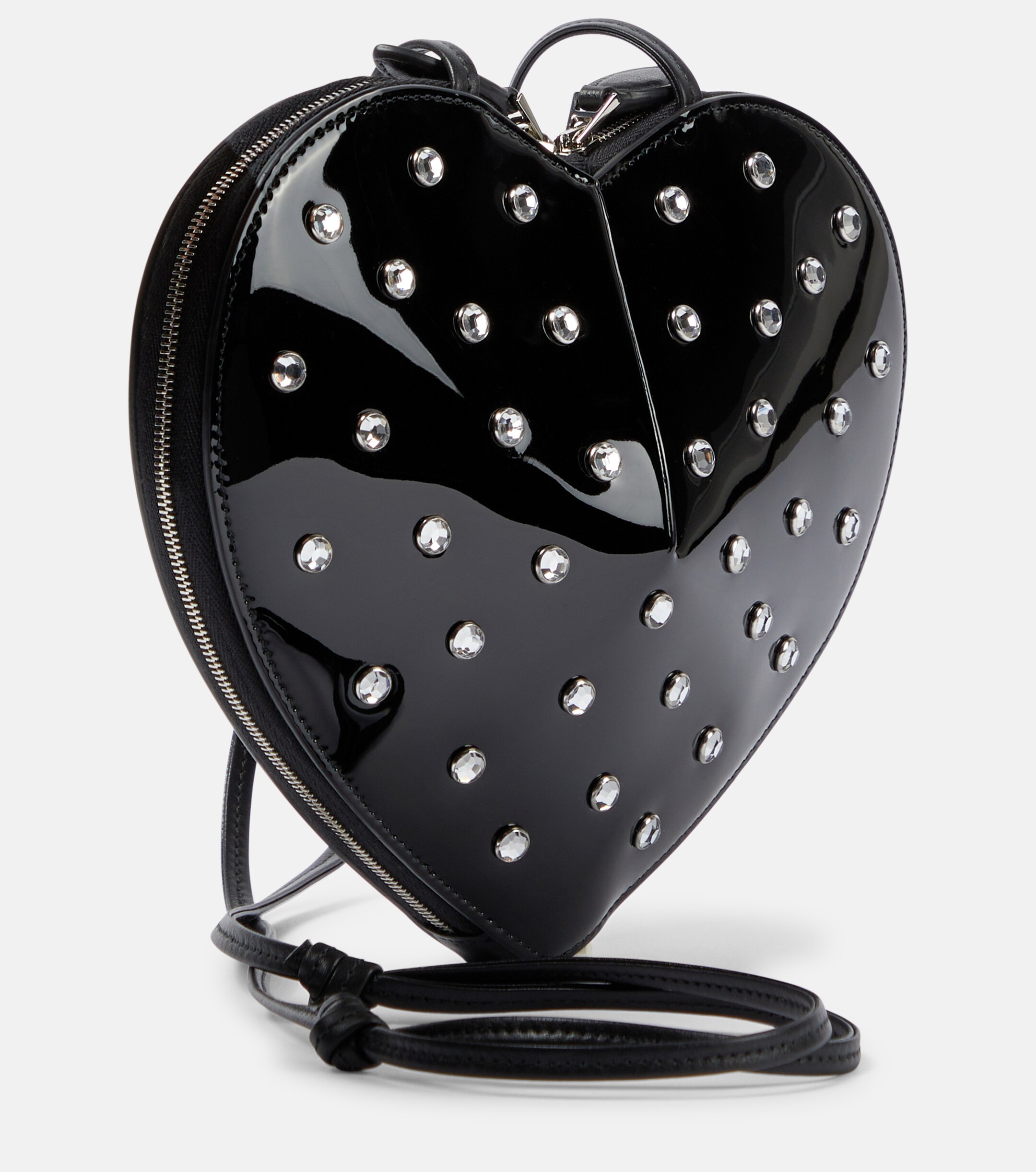 Alaïa Le Cœur studded leather crossbody bag