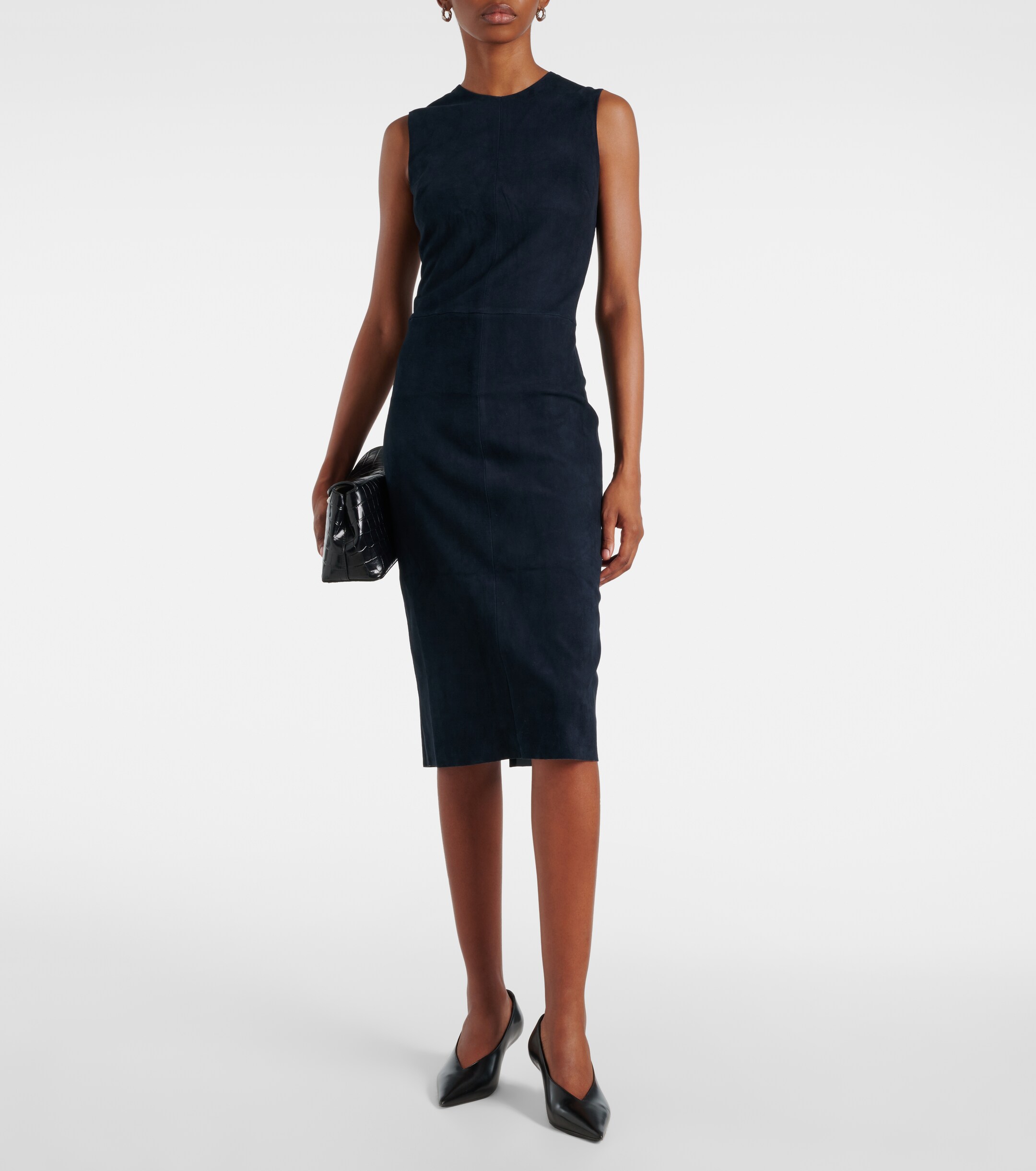 Stouls Eva suede midi dress