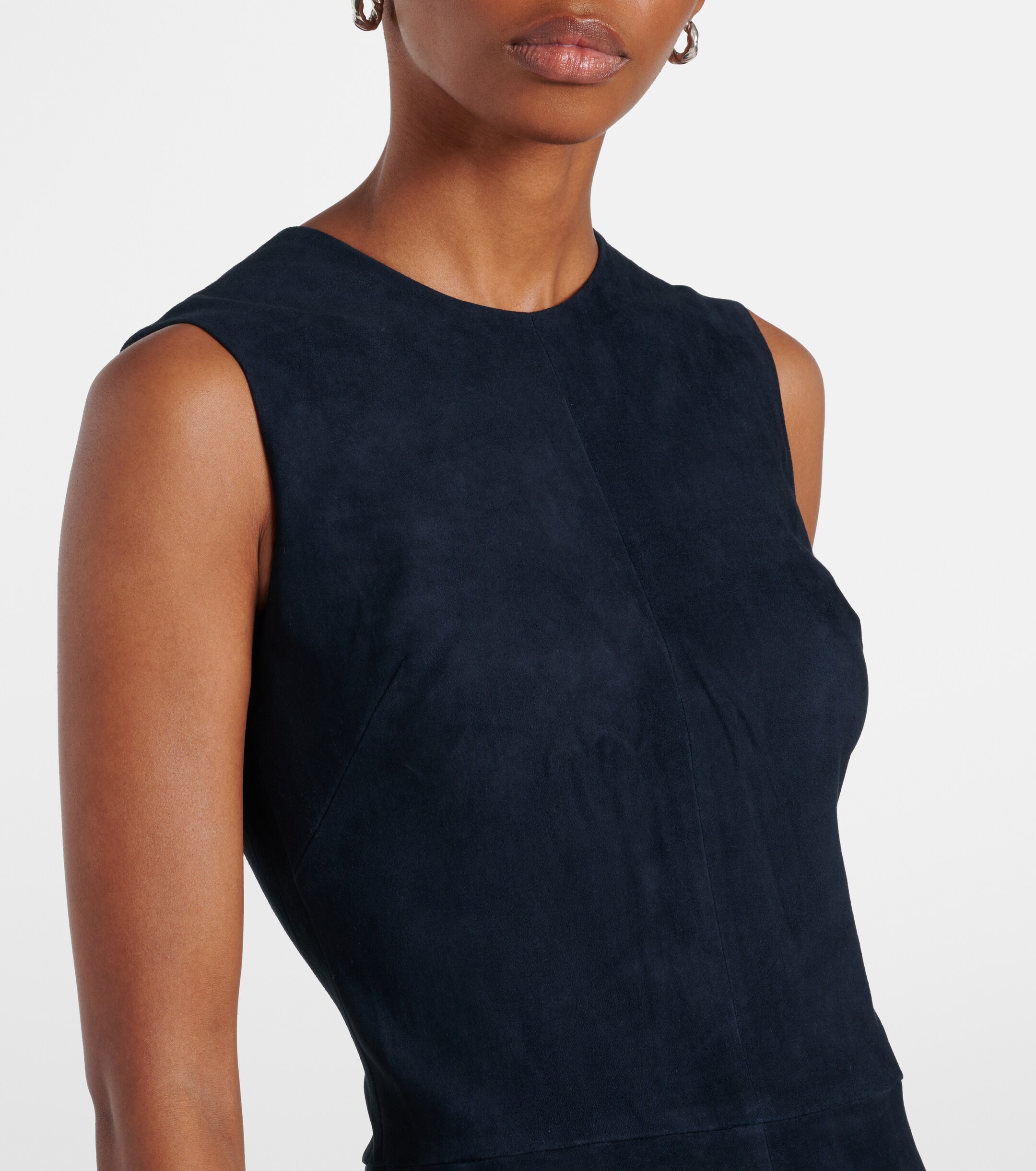 Stouls Eva suede midi dress thumbnail
