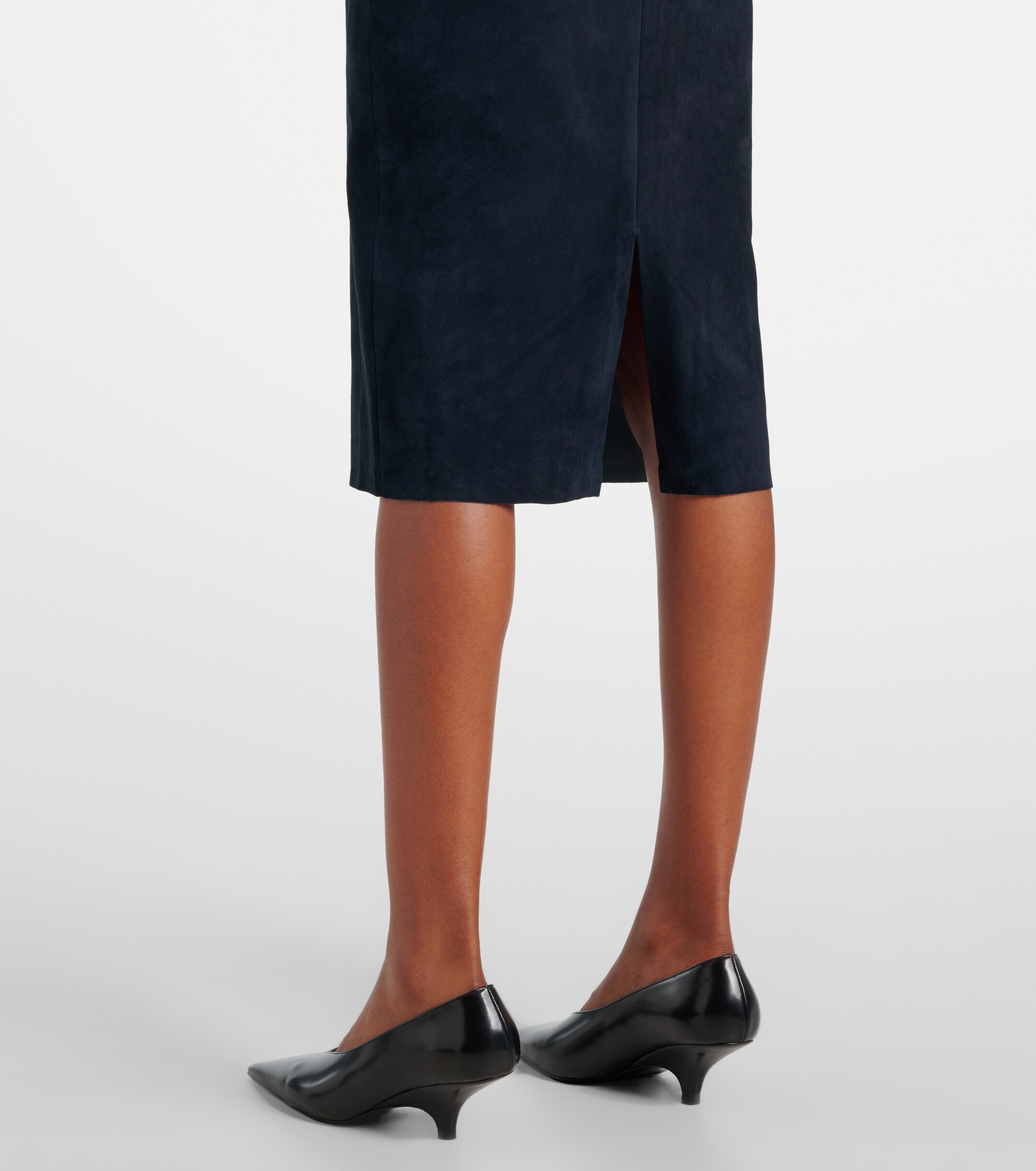 Stouls Eva suede midi dress thumbnail