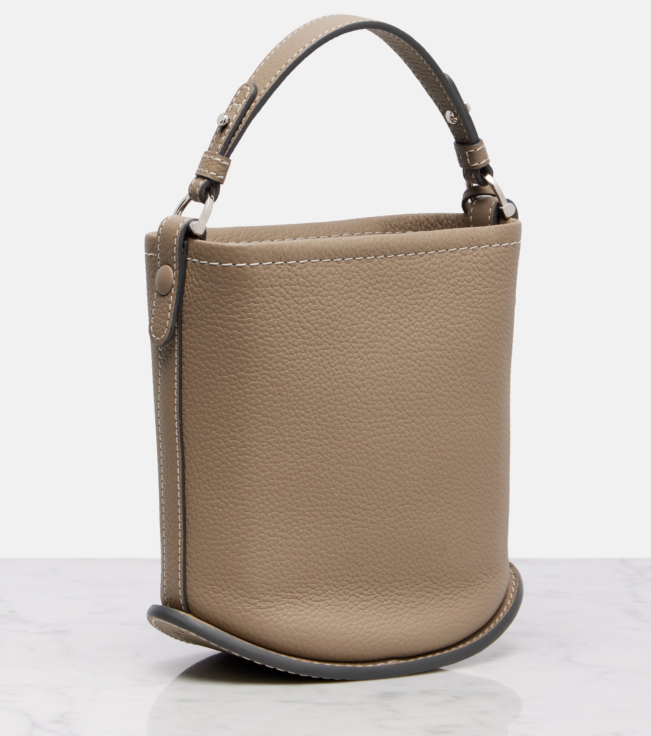 Delvaux Pin Surpiqué Mini leather shoulder bag thumbnail
