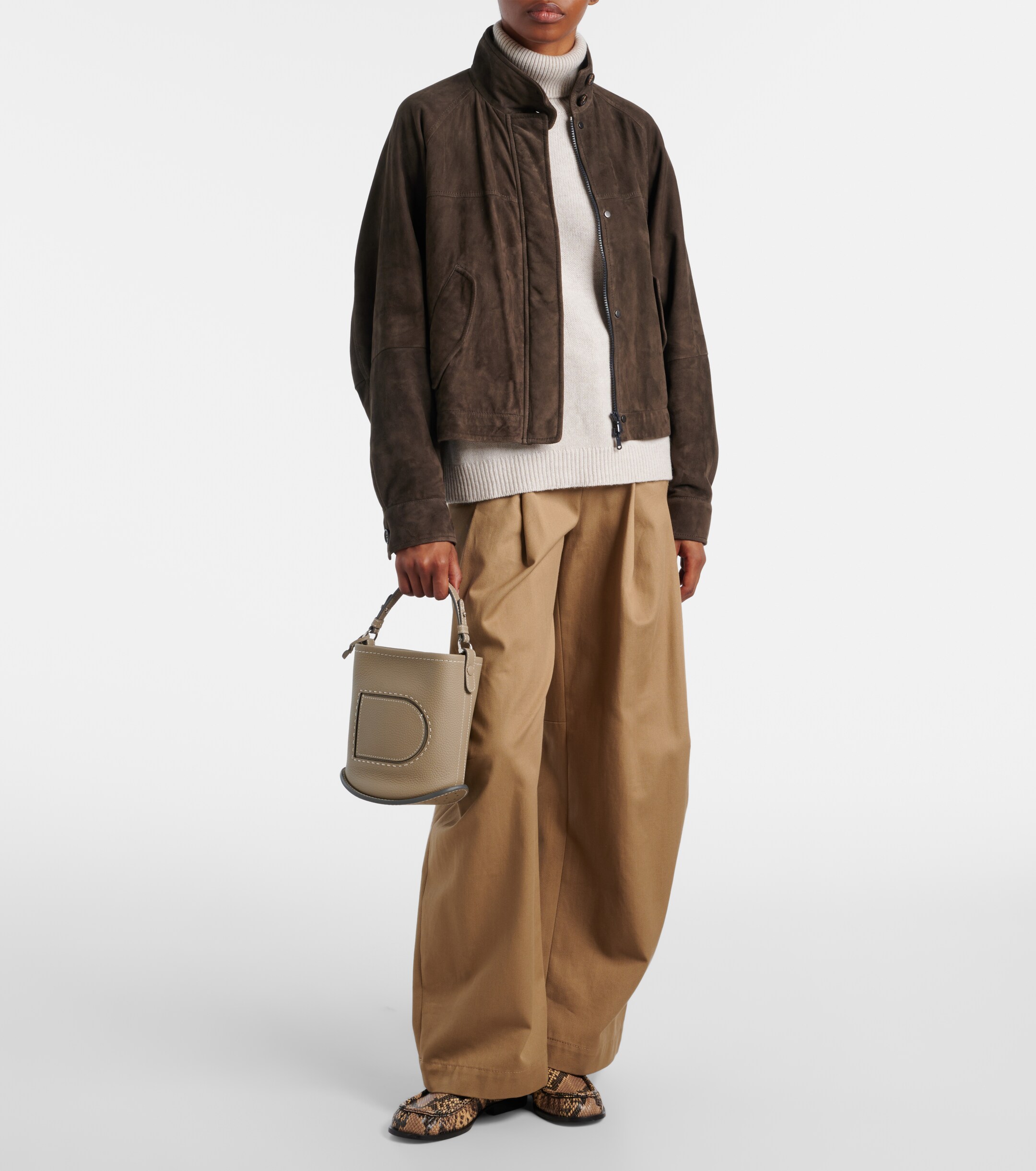 Delvaux Pin Surpiqué Mini leather shoulder bag thumbnail