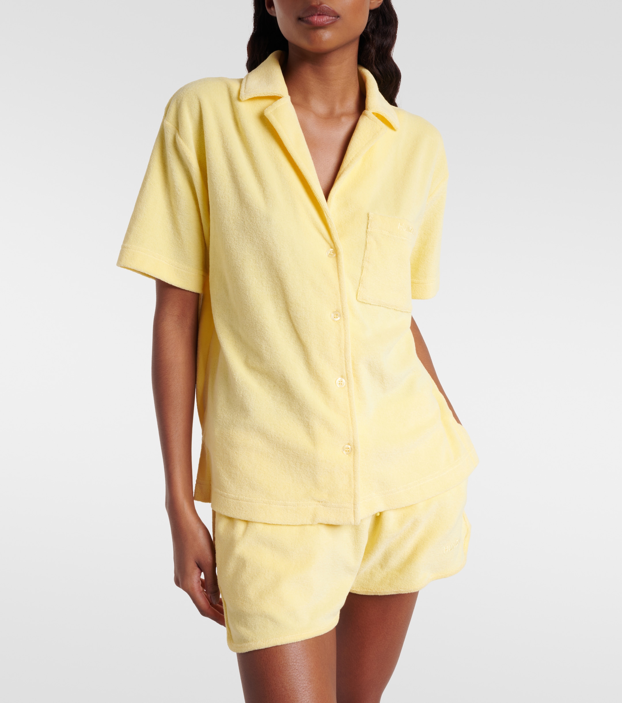 Hunza G Resort cotton terry shirt thumbnail