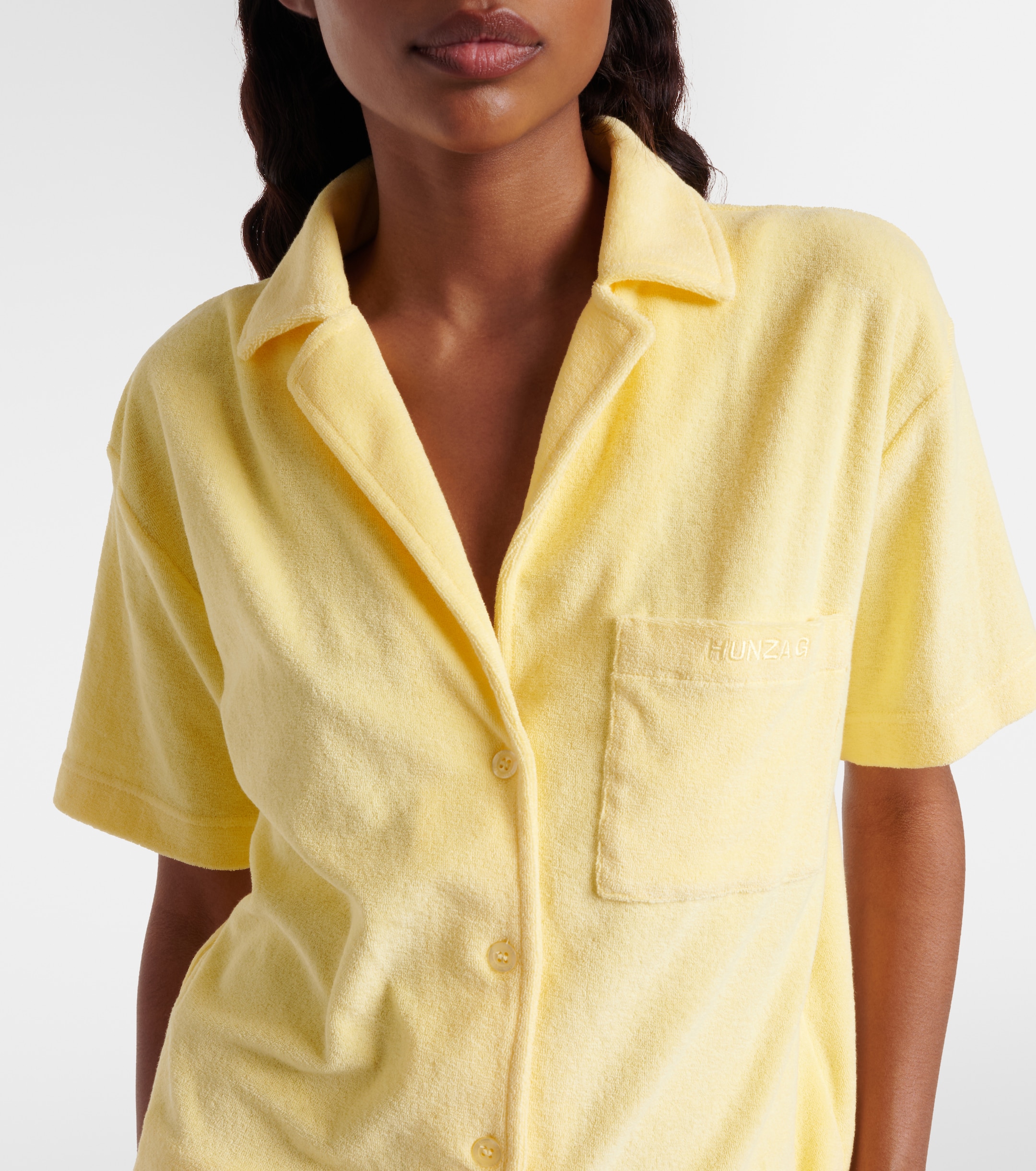 Hunza G Resort cotton terry shirt thumbnail