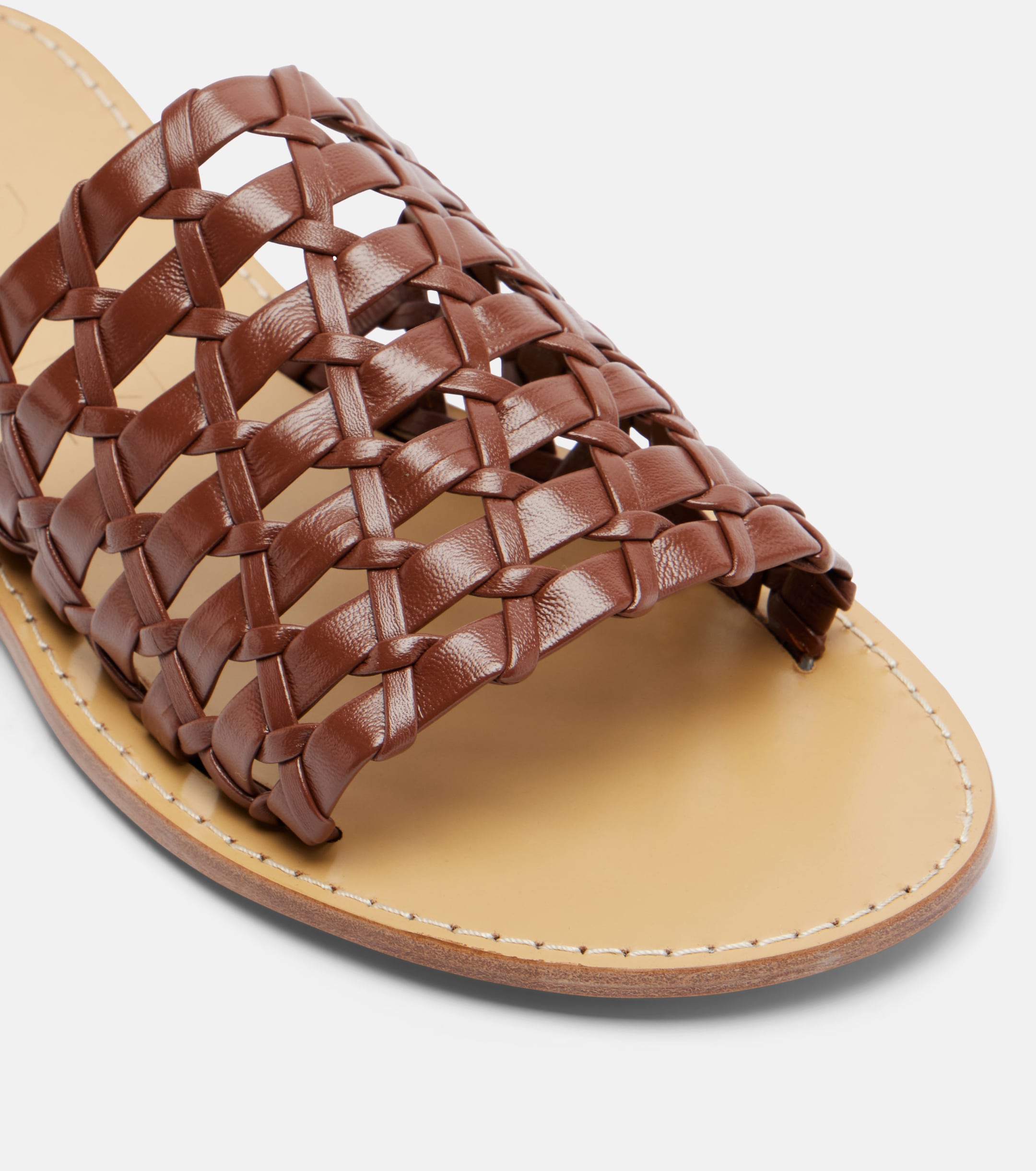 Souliers Martinez Estrella woven leather sandals