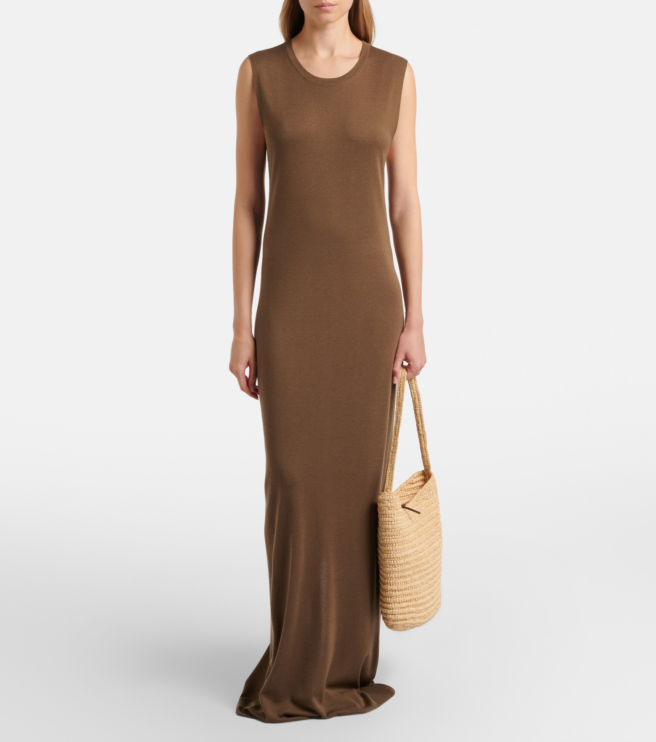 The Row The Row Alma Medium raffia shoulder bag