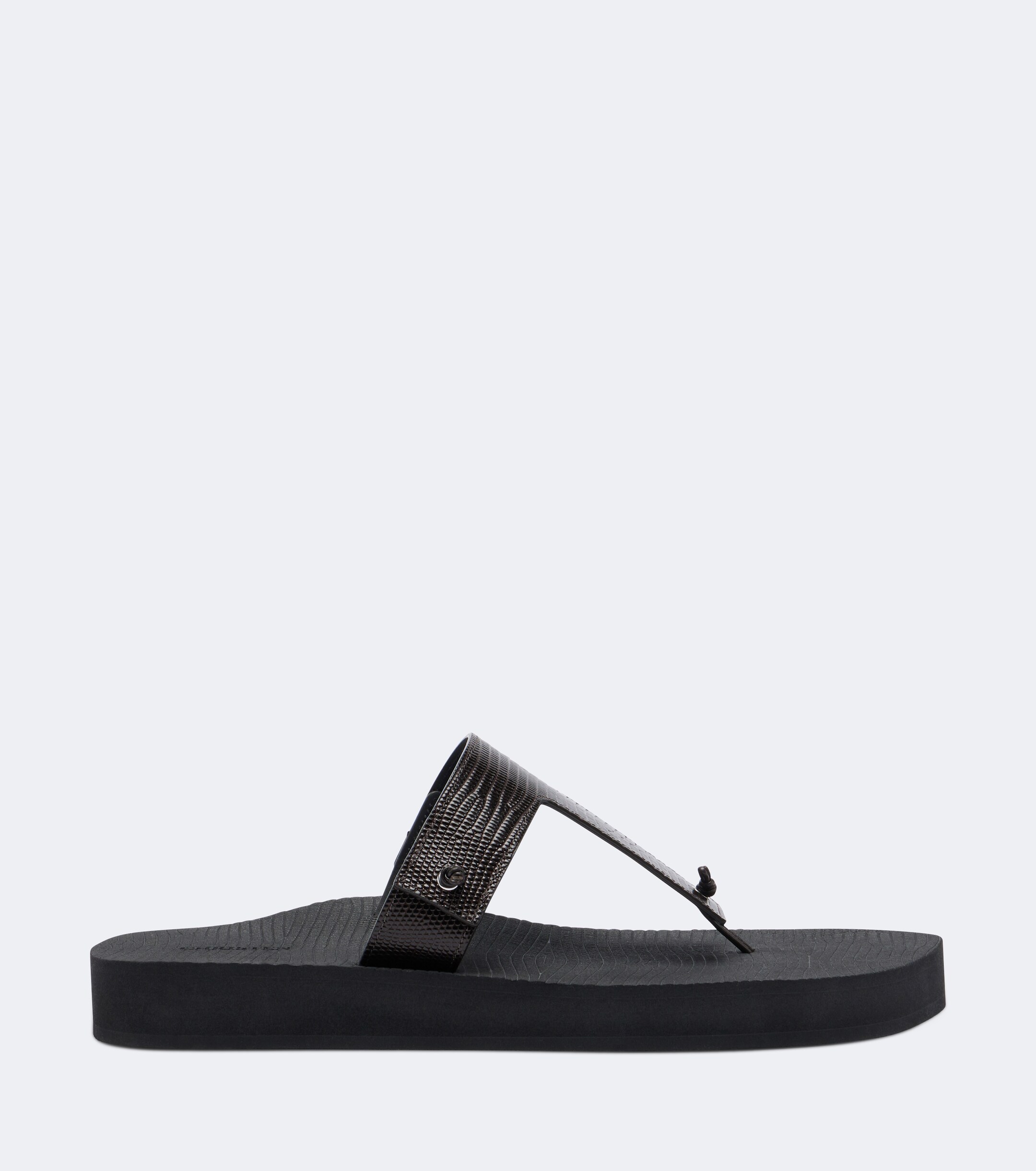 Christen Christen Edge leather thong sandals