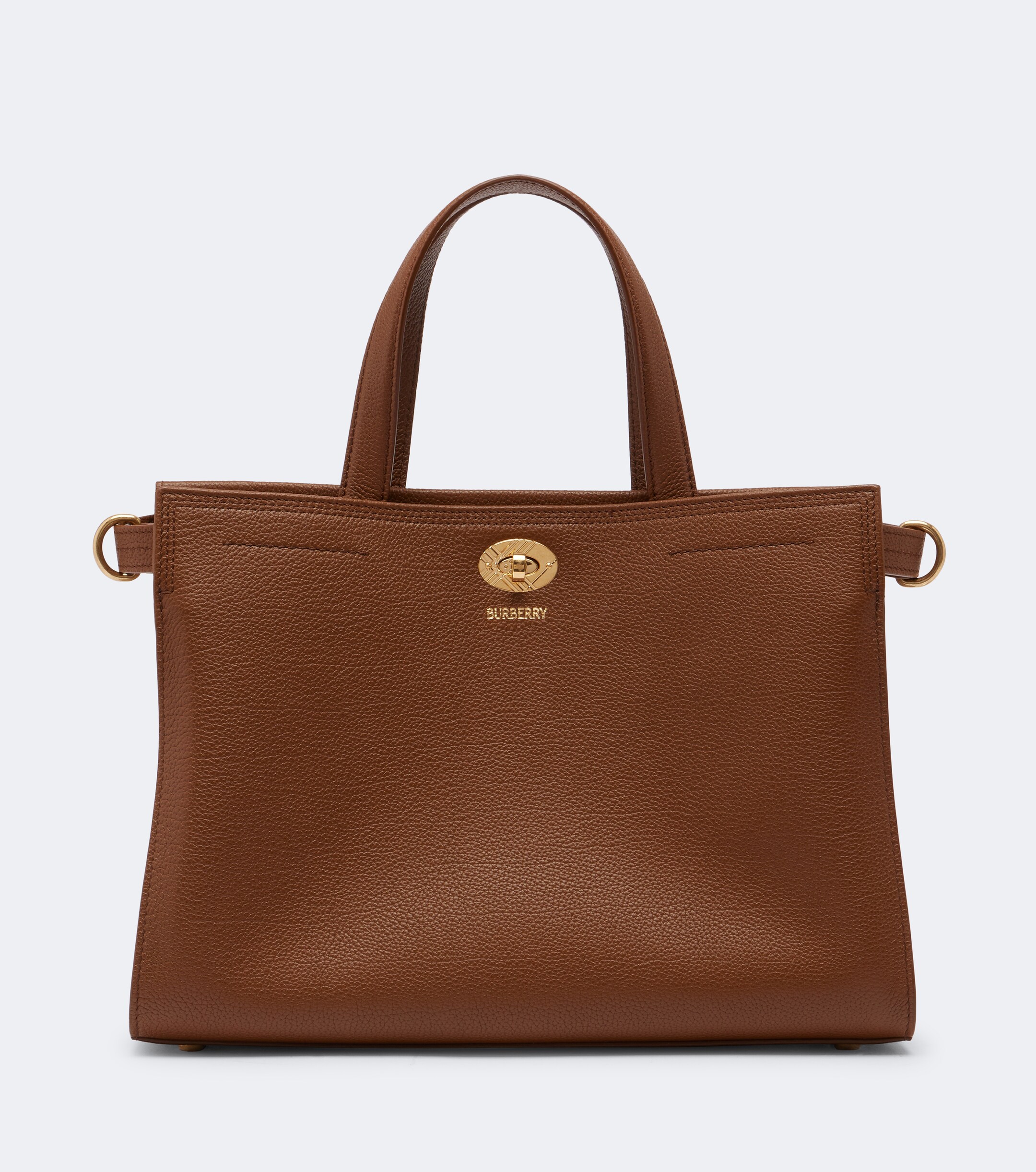 Burberry Burberry Check Small leather top-handle bag