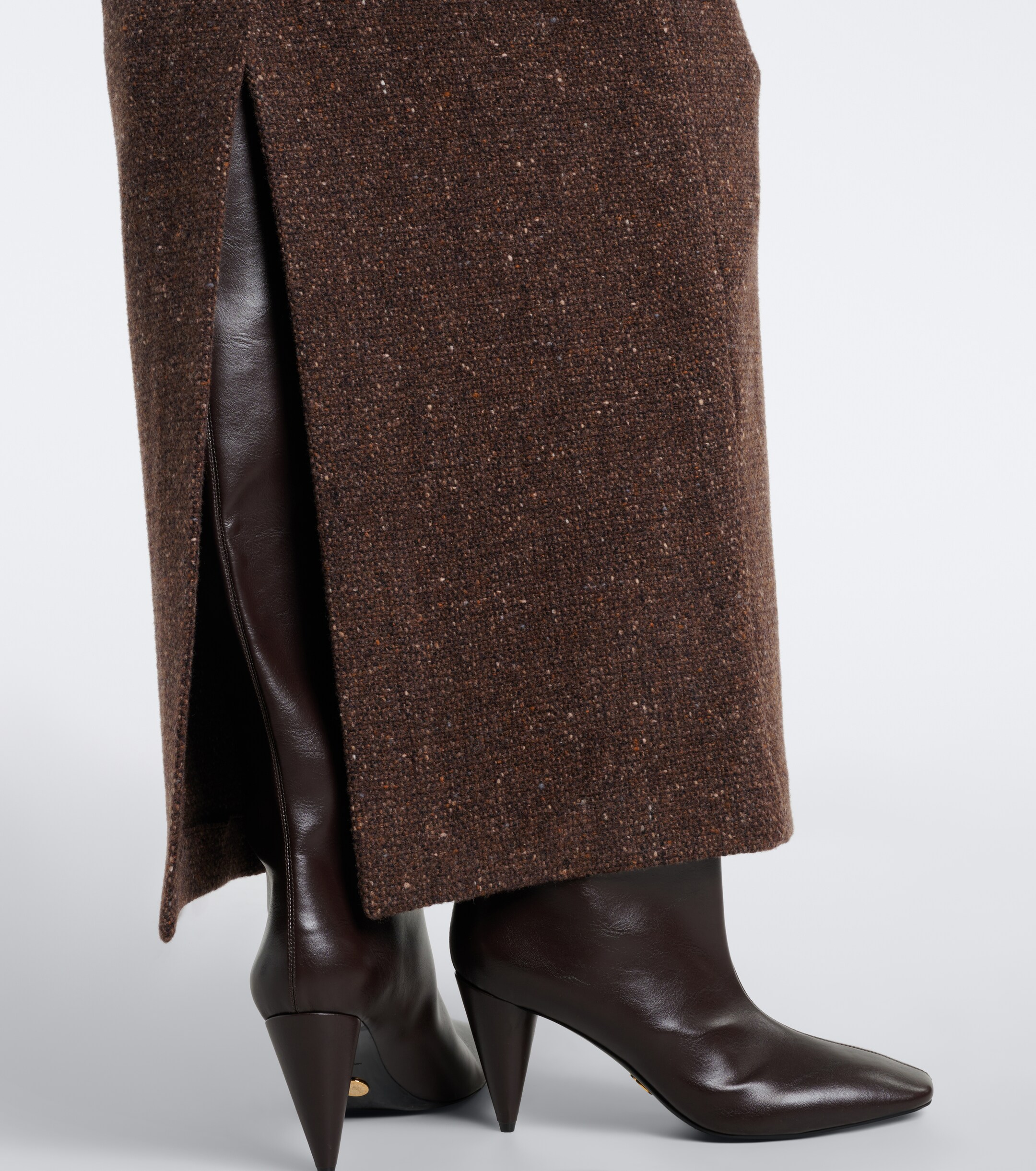 Ralph Lauren Collection Ralph Lauren Collection Wool and cashmere-blend tweed maxi skirt