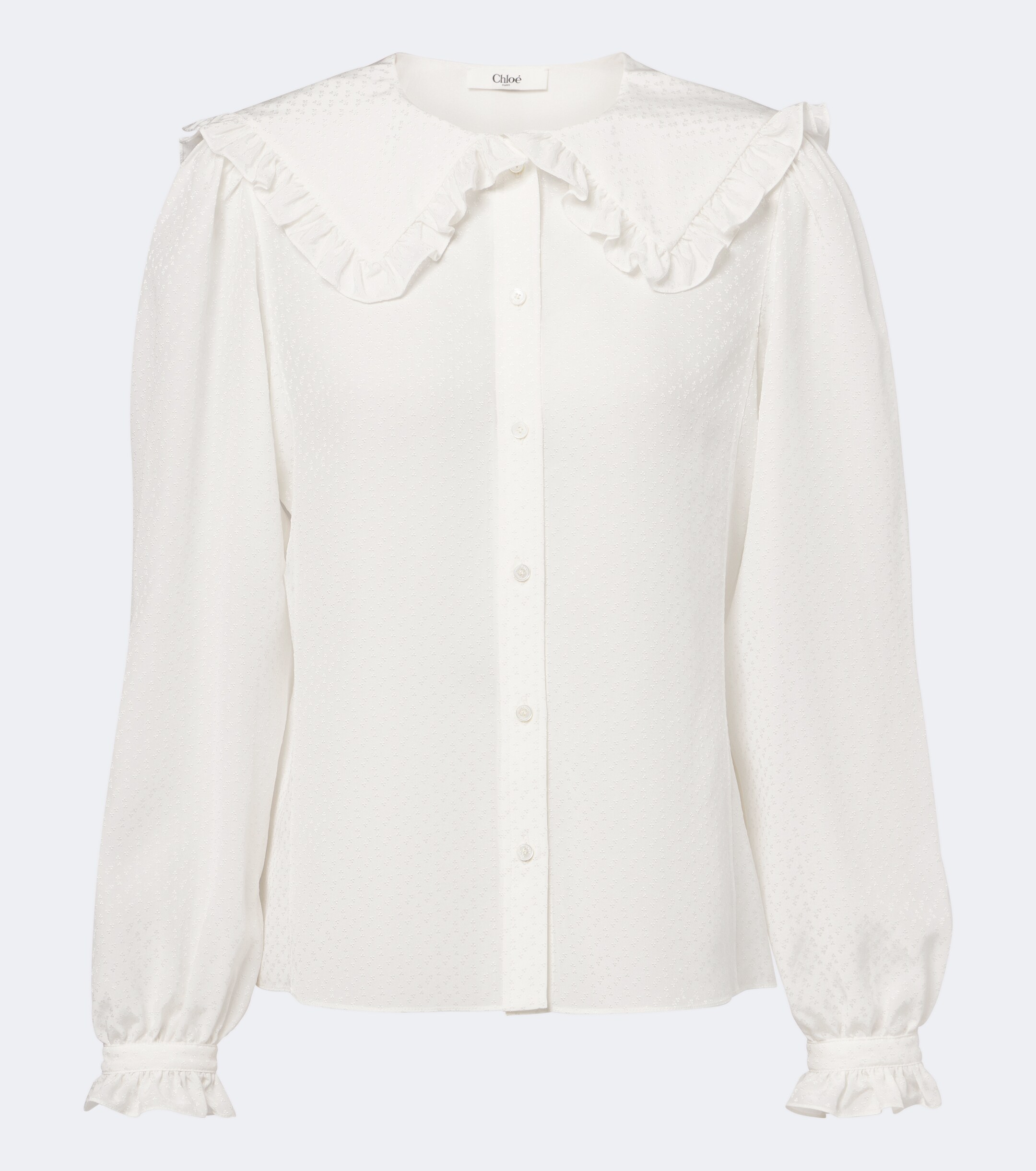 Chloé Chloé Ruffled silk blouse