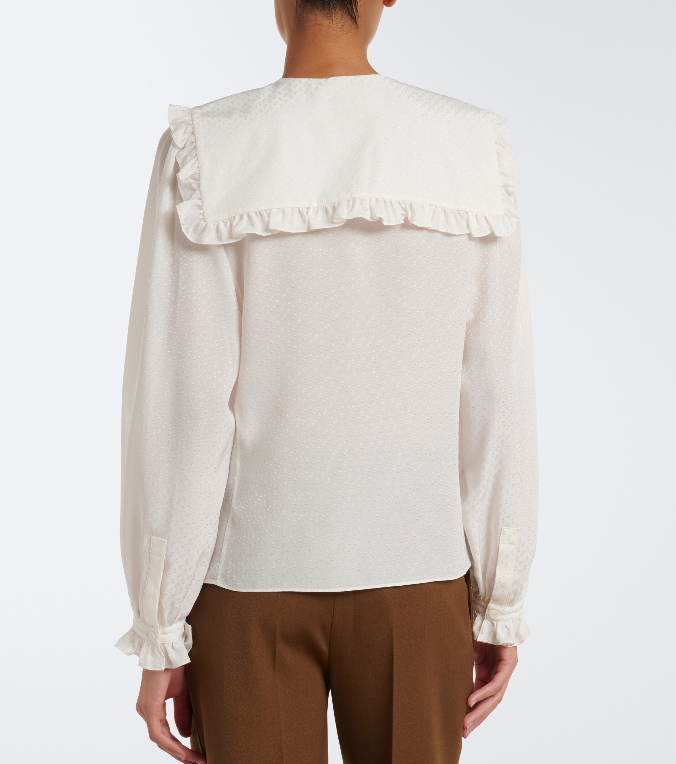 Chloé Chloé Ruffled silk blouse