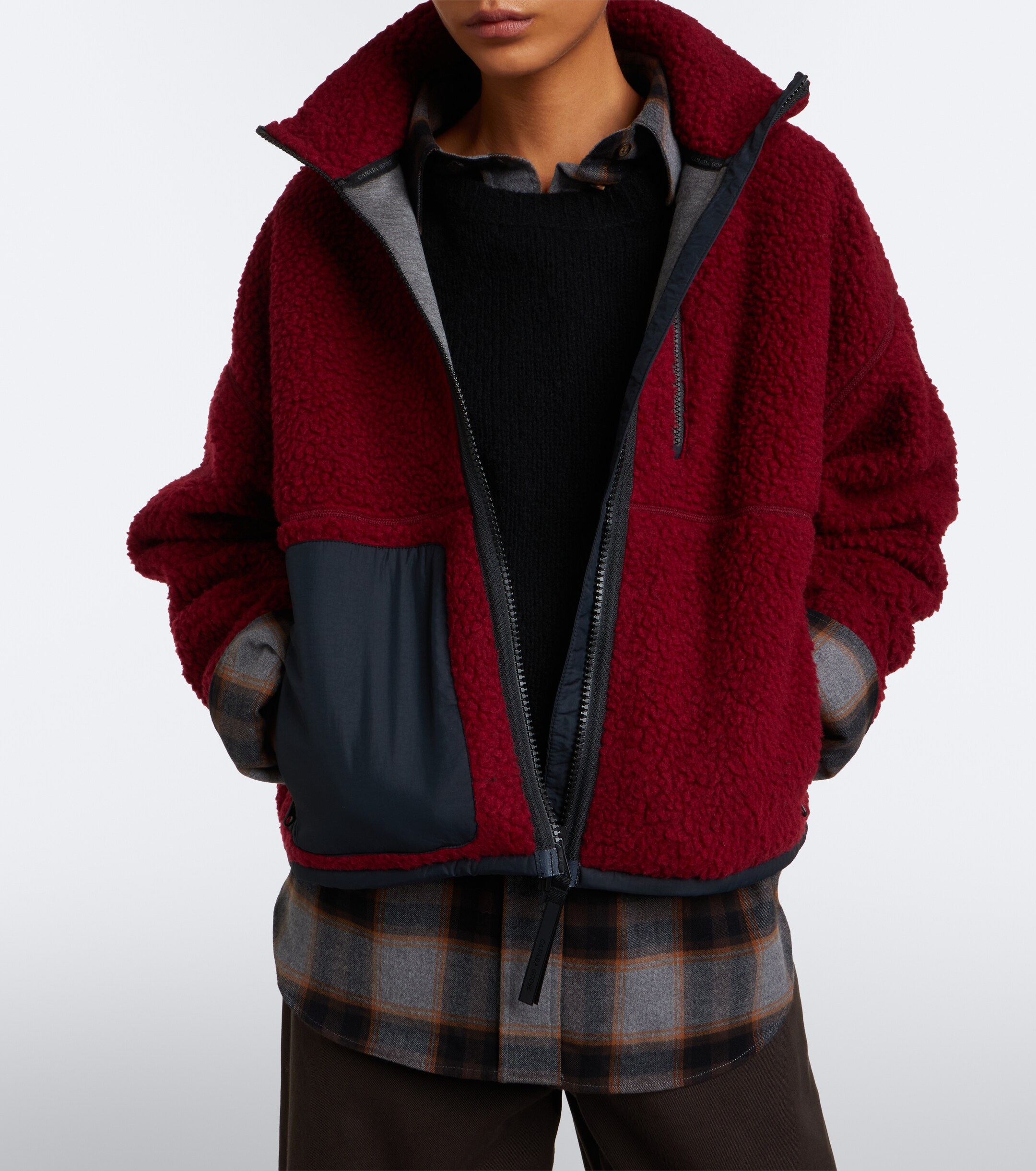 Canada Goose Canada Goose Simcoe wool-blend fleece jacket