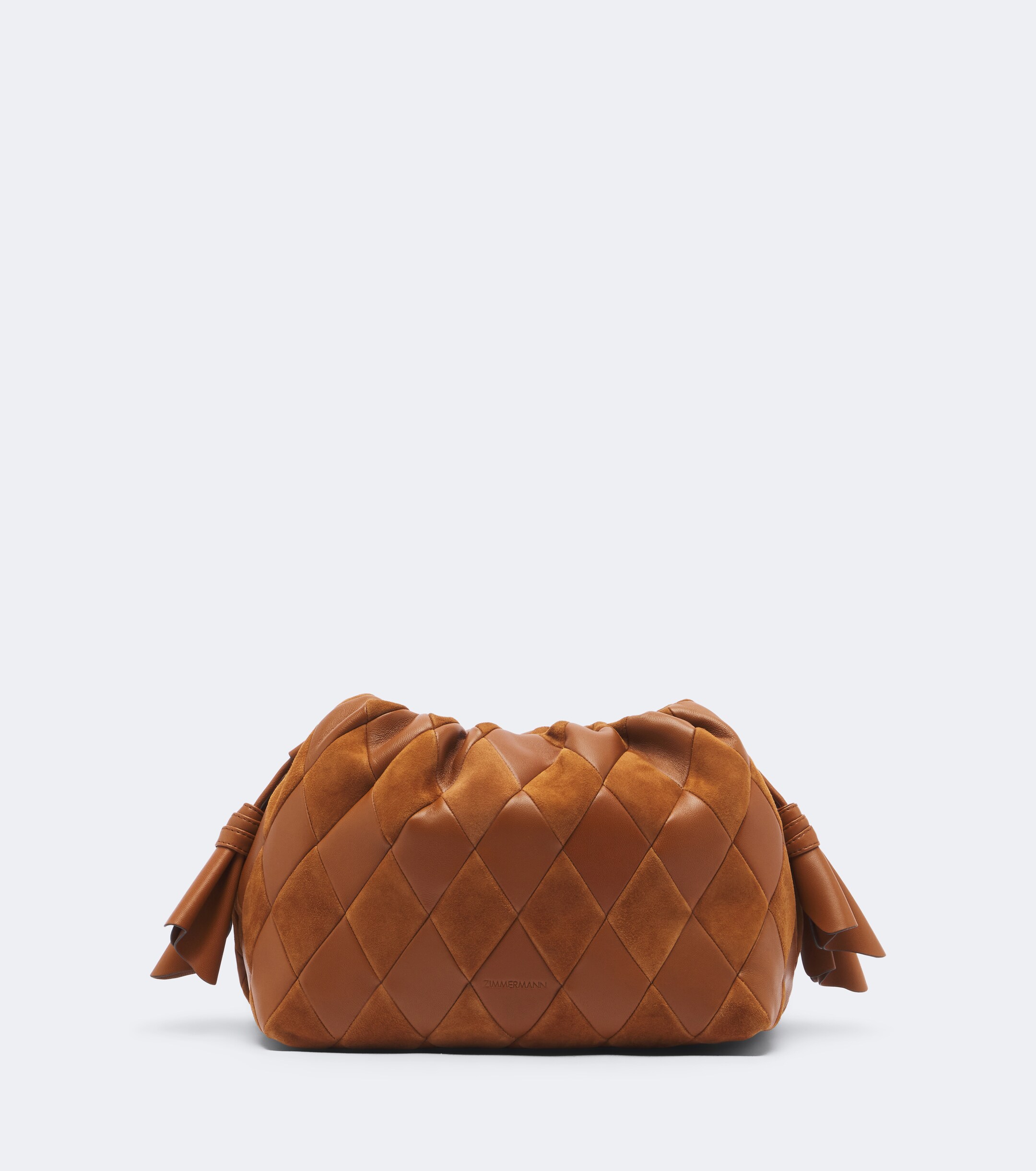 Zimmermann Zimmermann Cloud 91 Medium leather and suede clutch
