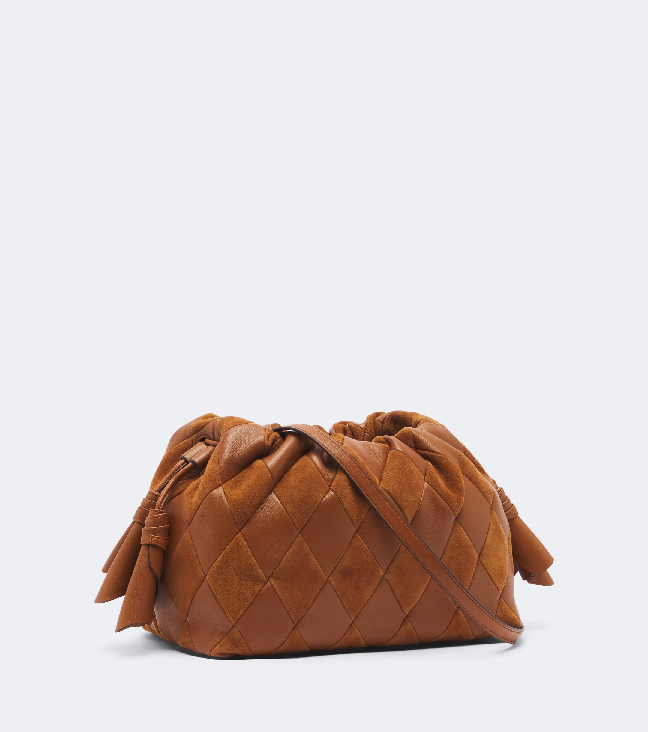 Zimmermann Zimmermann Cloud 91 Medium leather and suede clutch