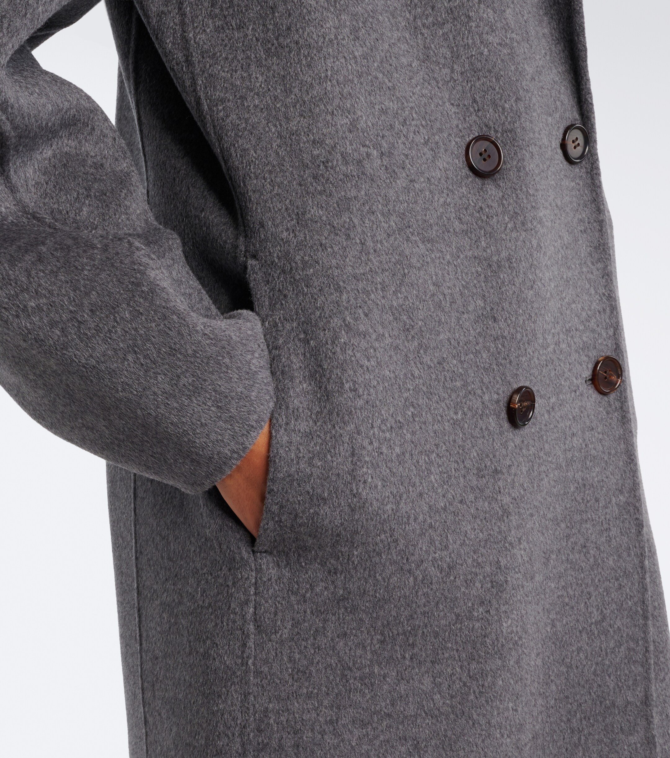 LISA YANG Lisa Yang Double-breasted wool and cashmere coat
