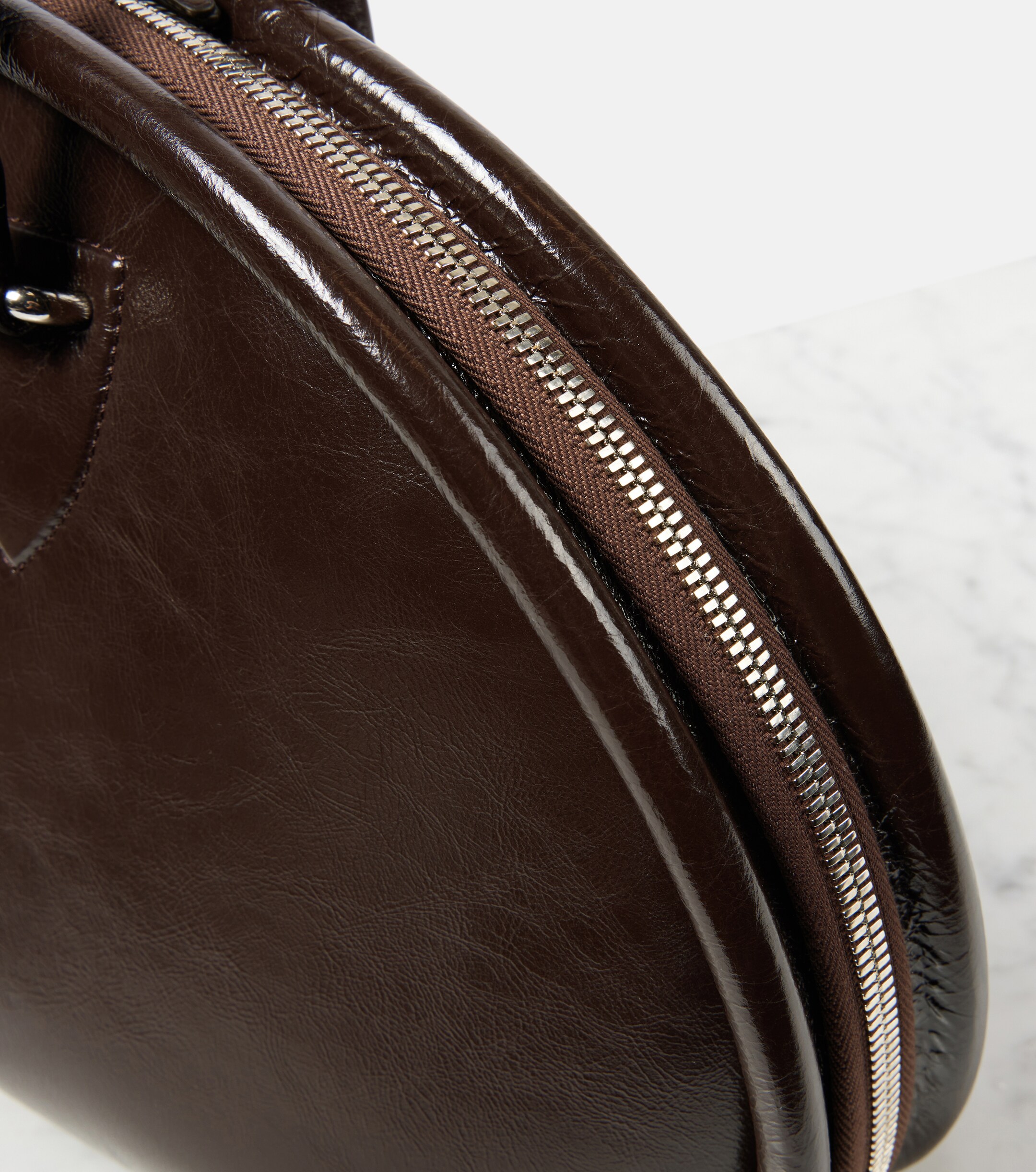 Acne Studios Bowlina leather tote bag