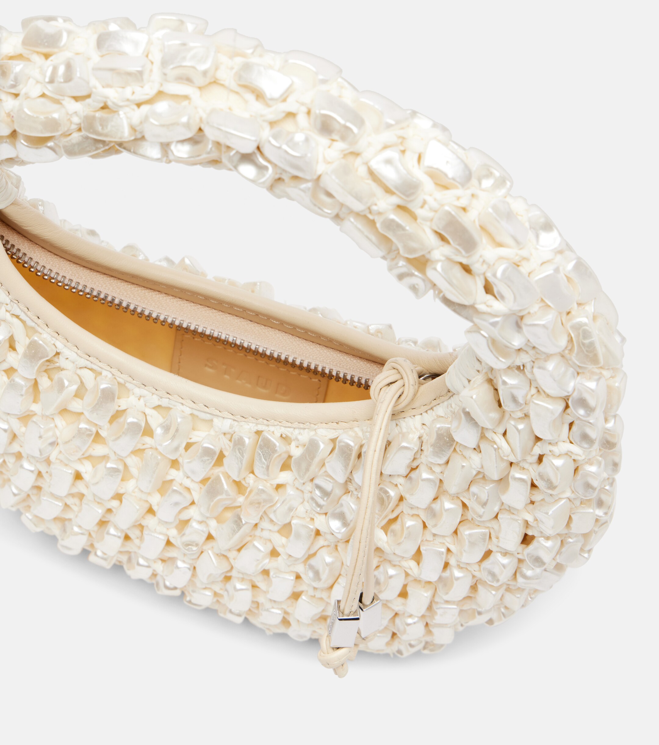Staud Reef crochet embellished shoulder bag