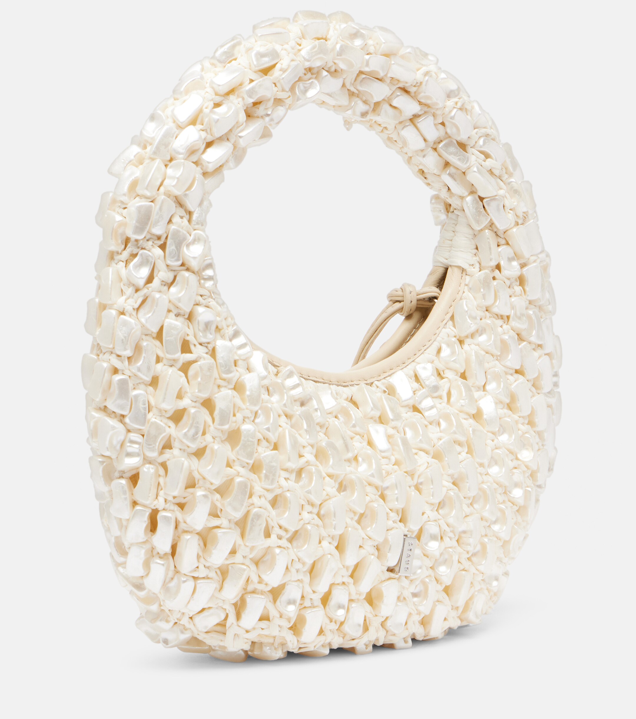 Staud Reef crochet embellished shoulder bag