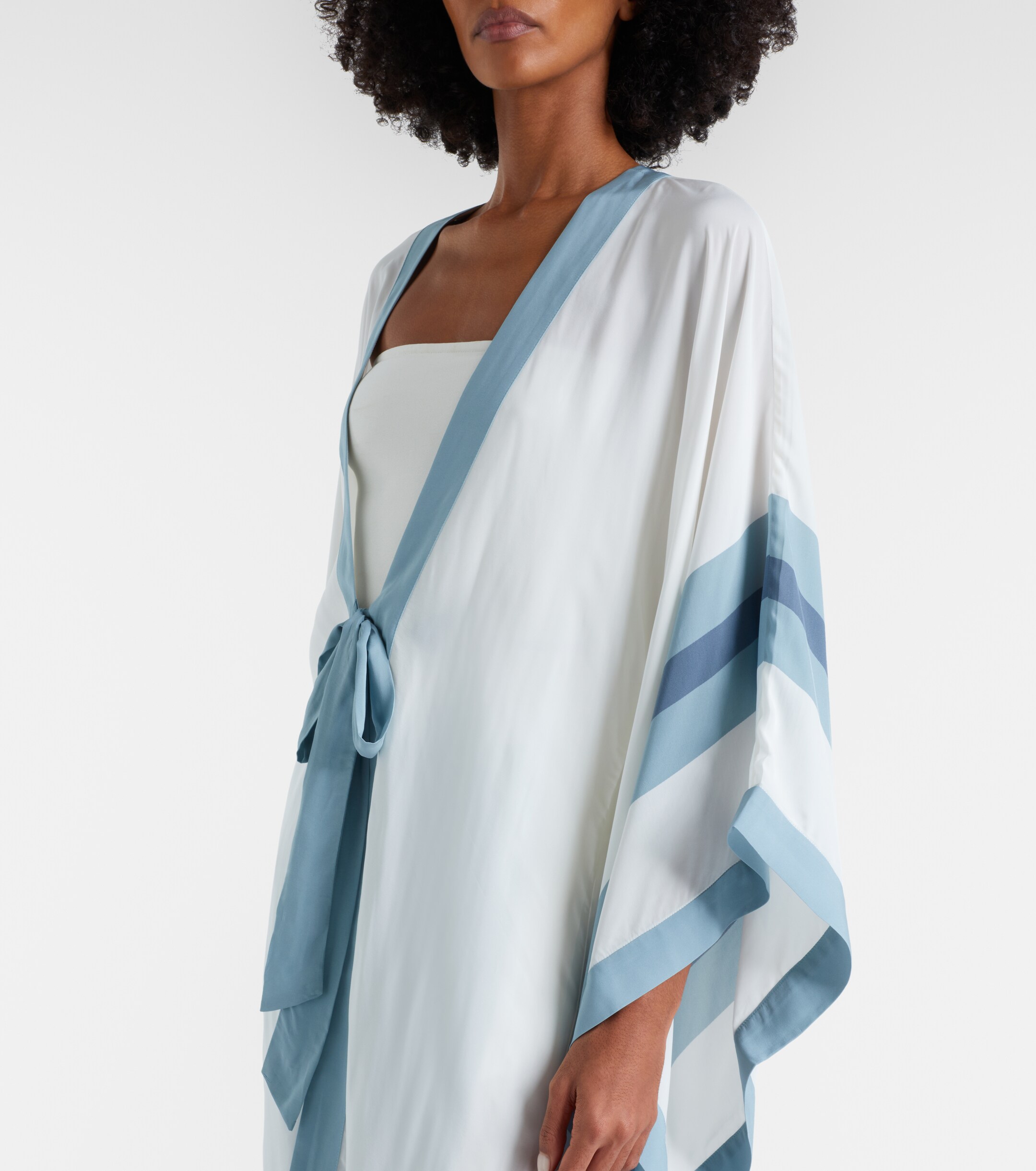 Adriana Degreas Adriana Degreas Bold Stripes kaftan