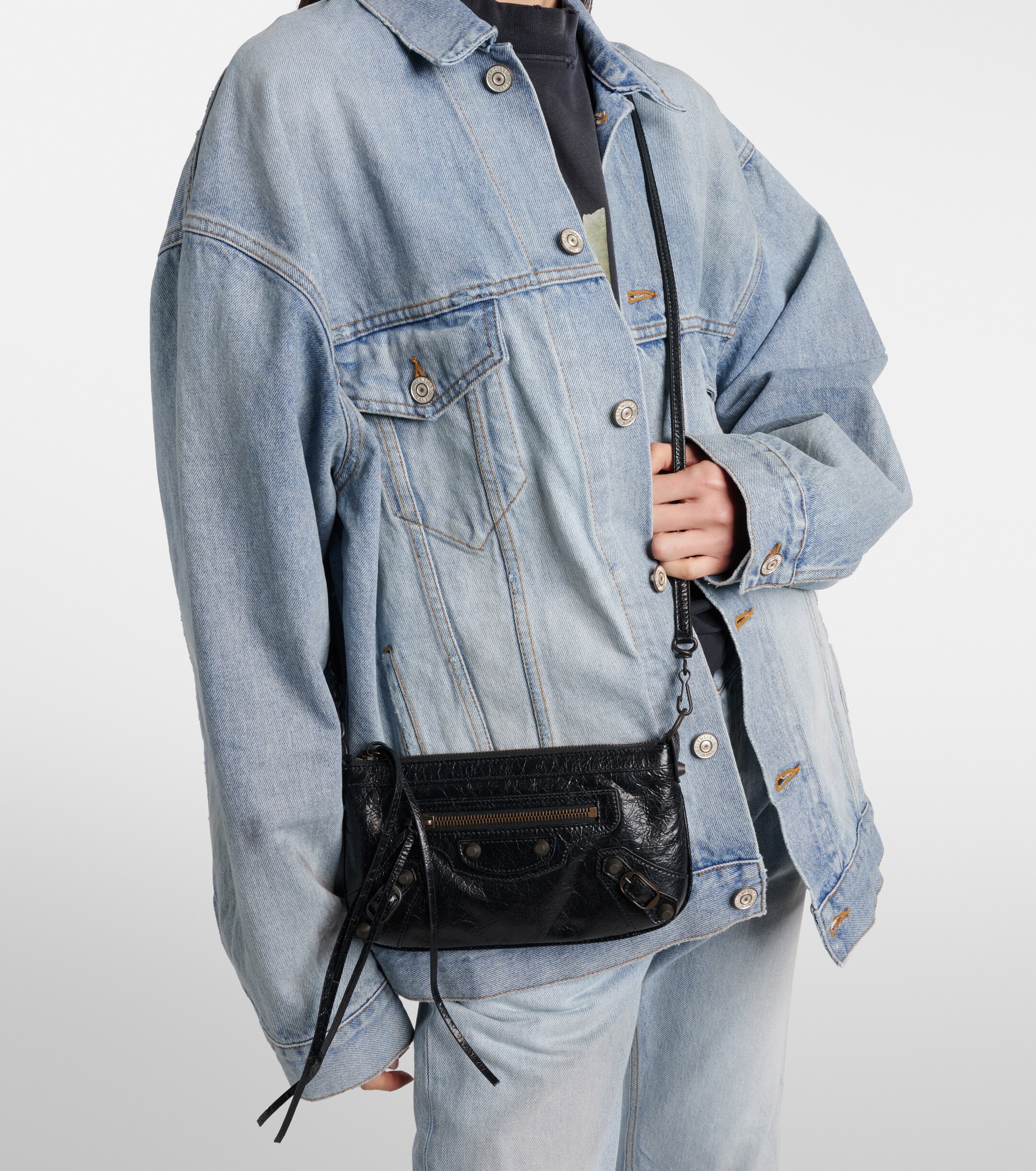 Balenciaga Balenciaga Le City leather shoulder bag