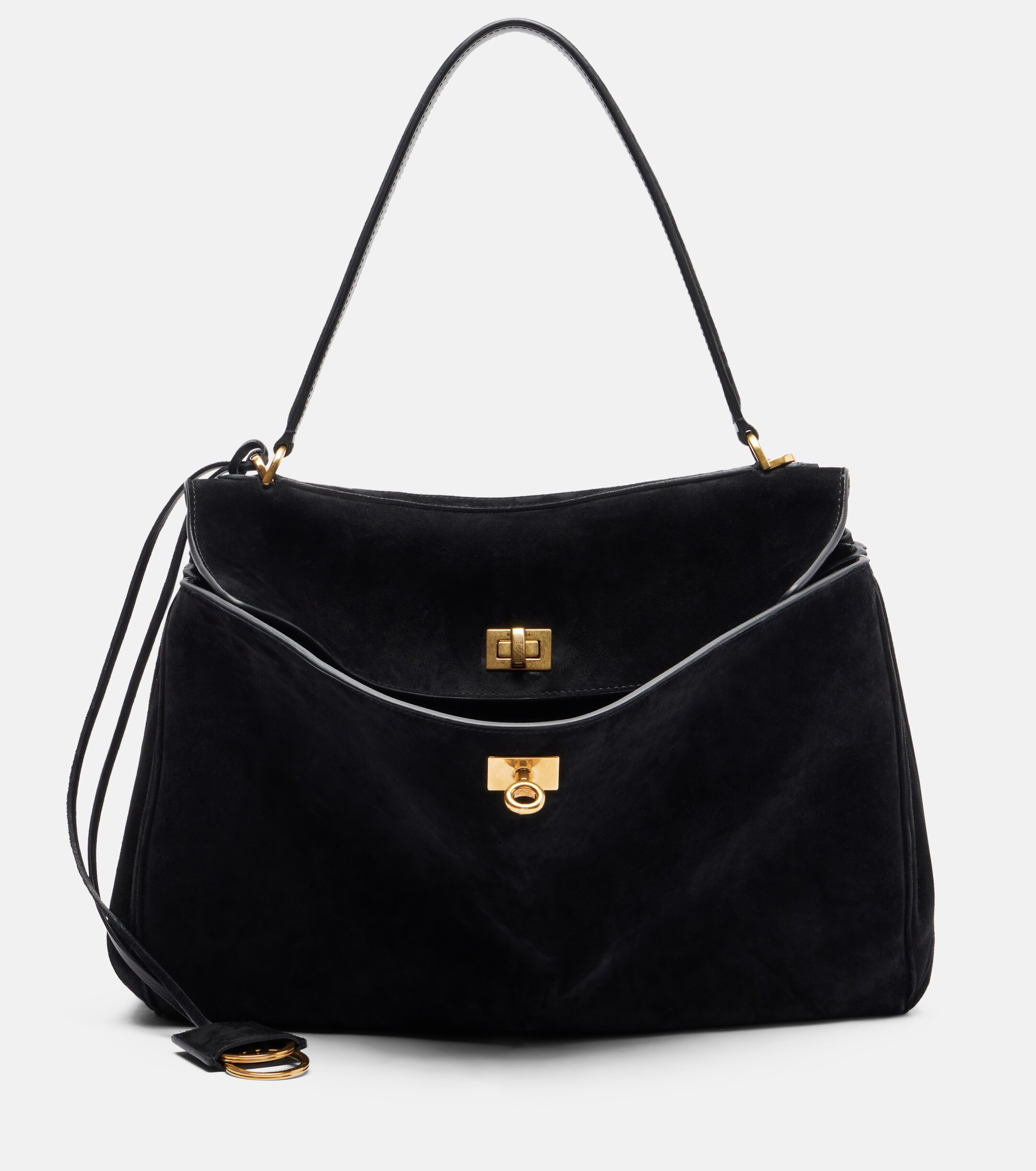 Balenciaga Rodeo Medium suede shoulder bag