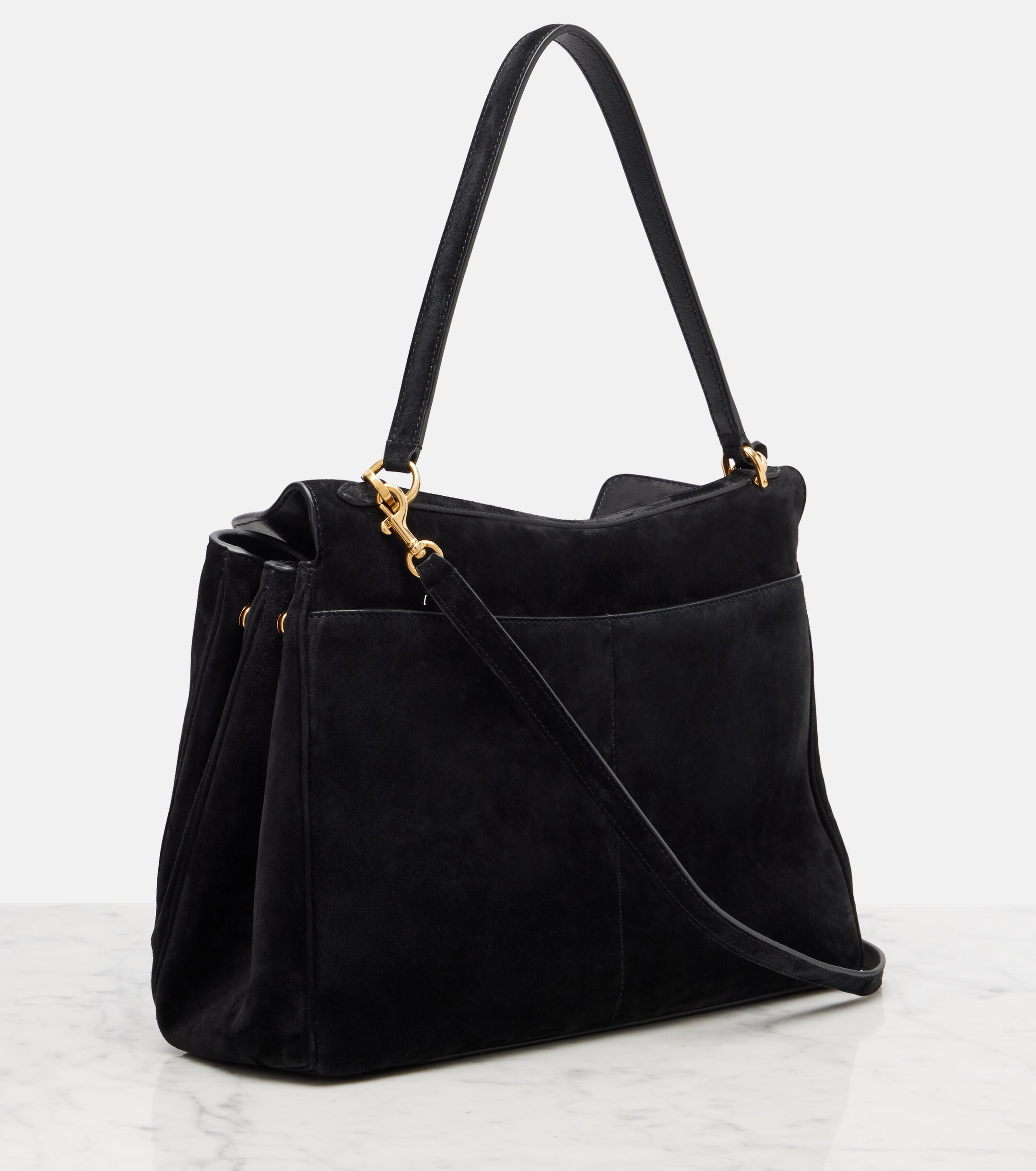 Balenciaga Rodeo Medium suede shoulder bag